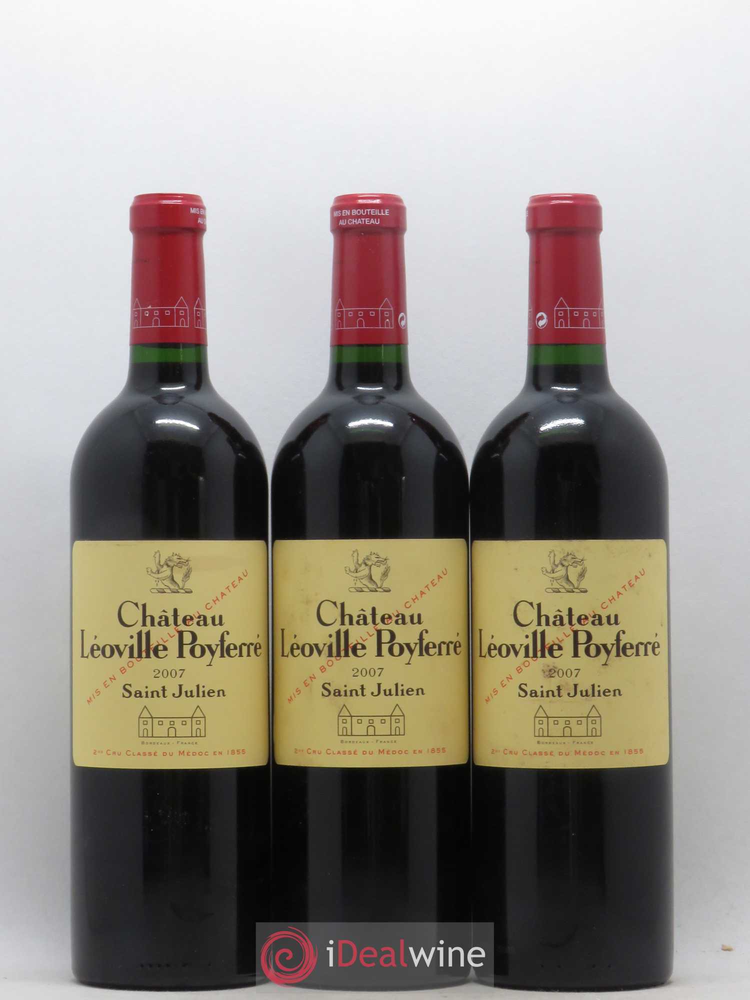 Château Léoville Poyferré 2ème Grand Cru Classé 2007 - Lot de 12 bouteilles - 3