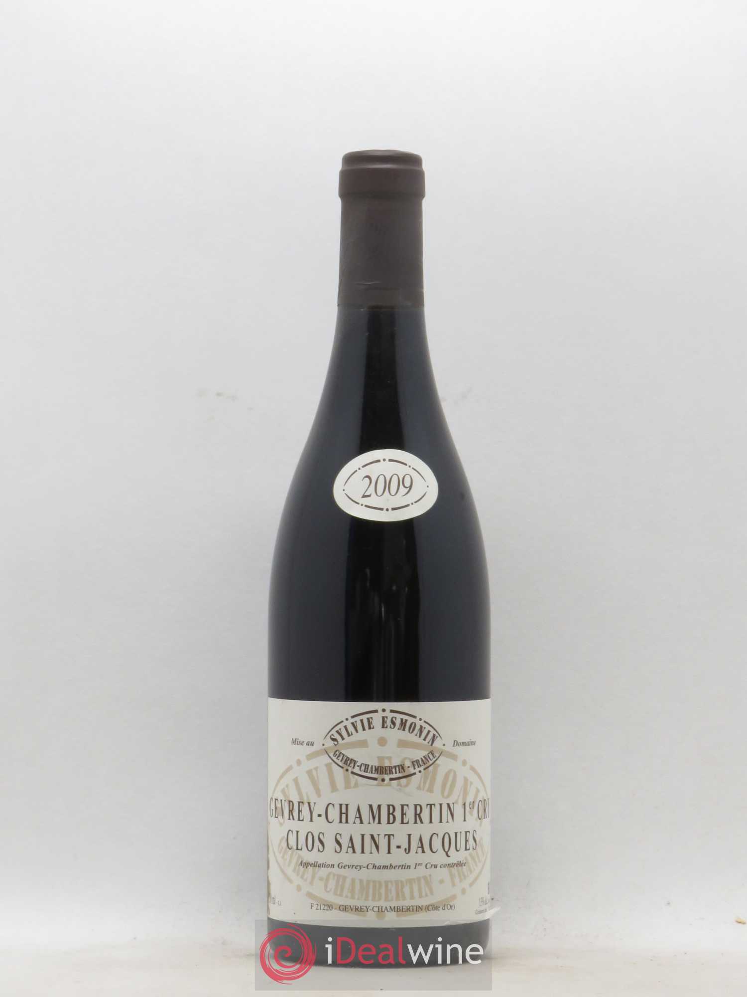 Gevrey-Chambertin 1er Cru Clos Saint Jacques Sylvie Esmonin 2009 - Lot de 1 bouteille - 0