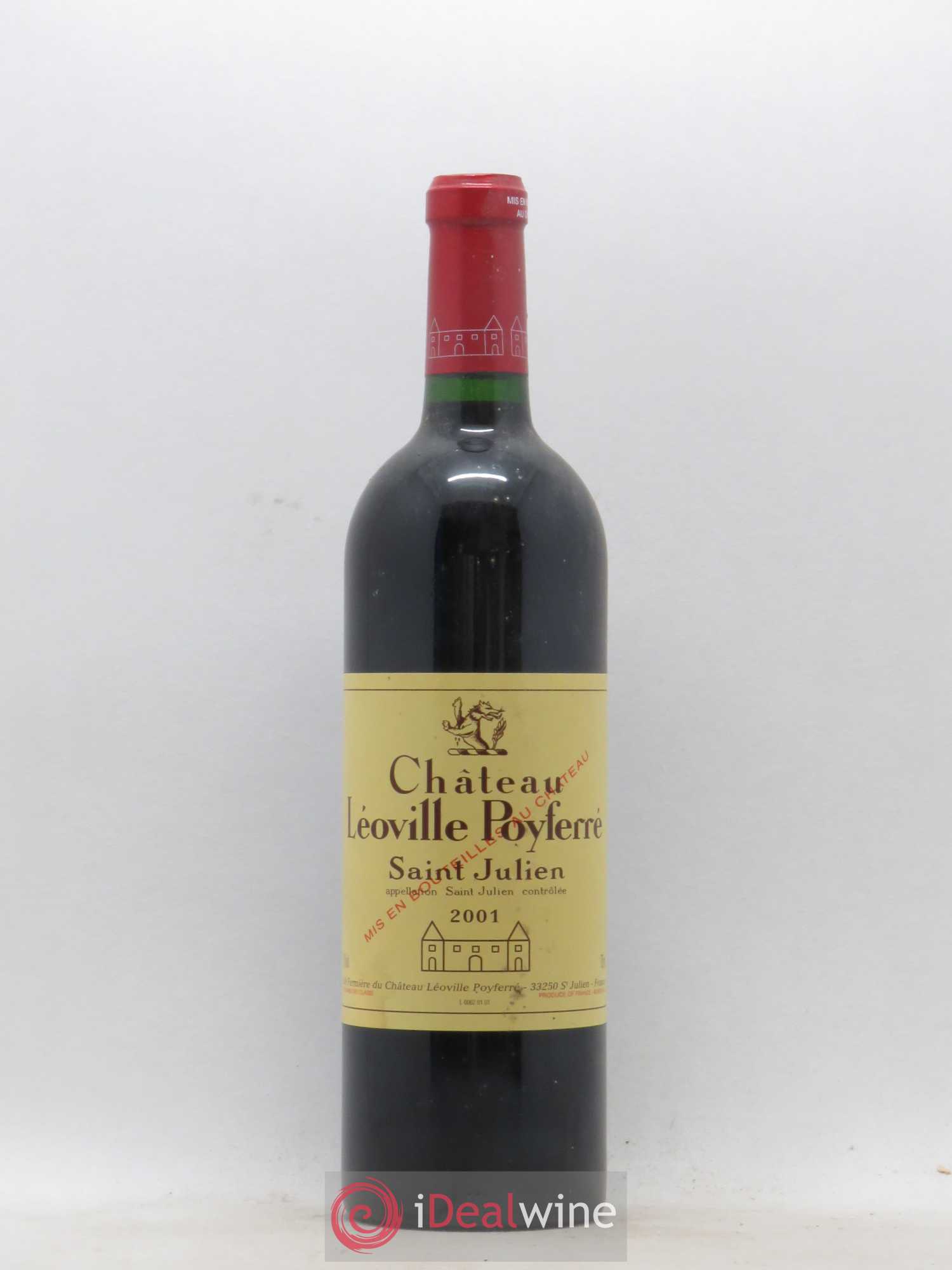 Château Léoville Poyferré 2ème Grand Cru Classé 2001 - Lot de 1 bouteille - 0