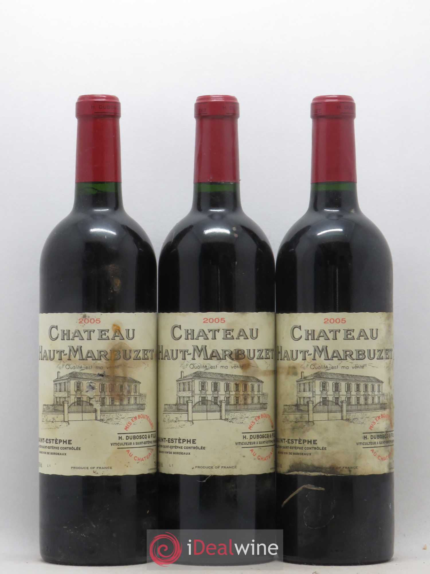 Château Haut Marbuzet 2005 - Lot de 6 bouteilles - 1