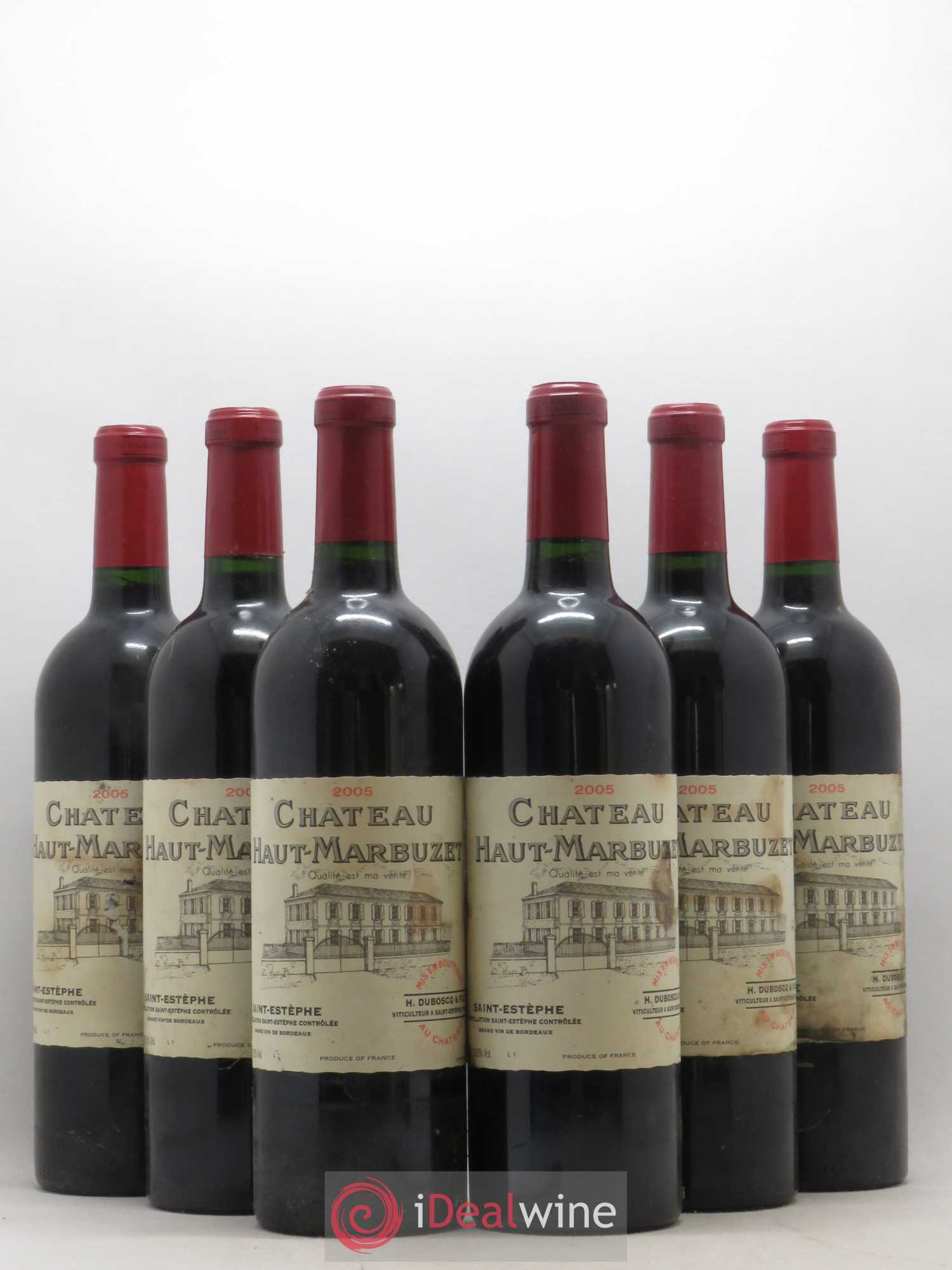 Château Haut Marbuzet 2005 - Lot de 6 bouteilles - 0