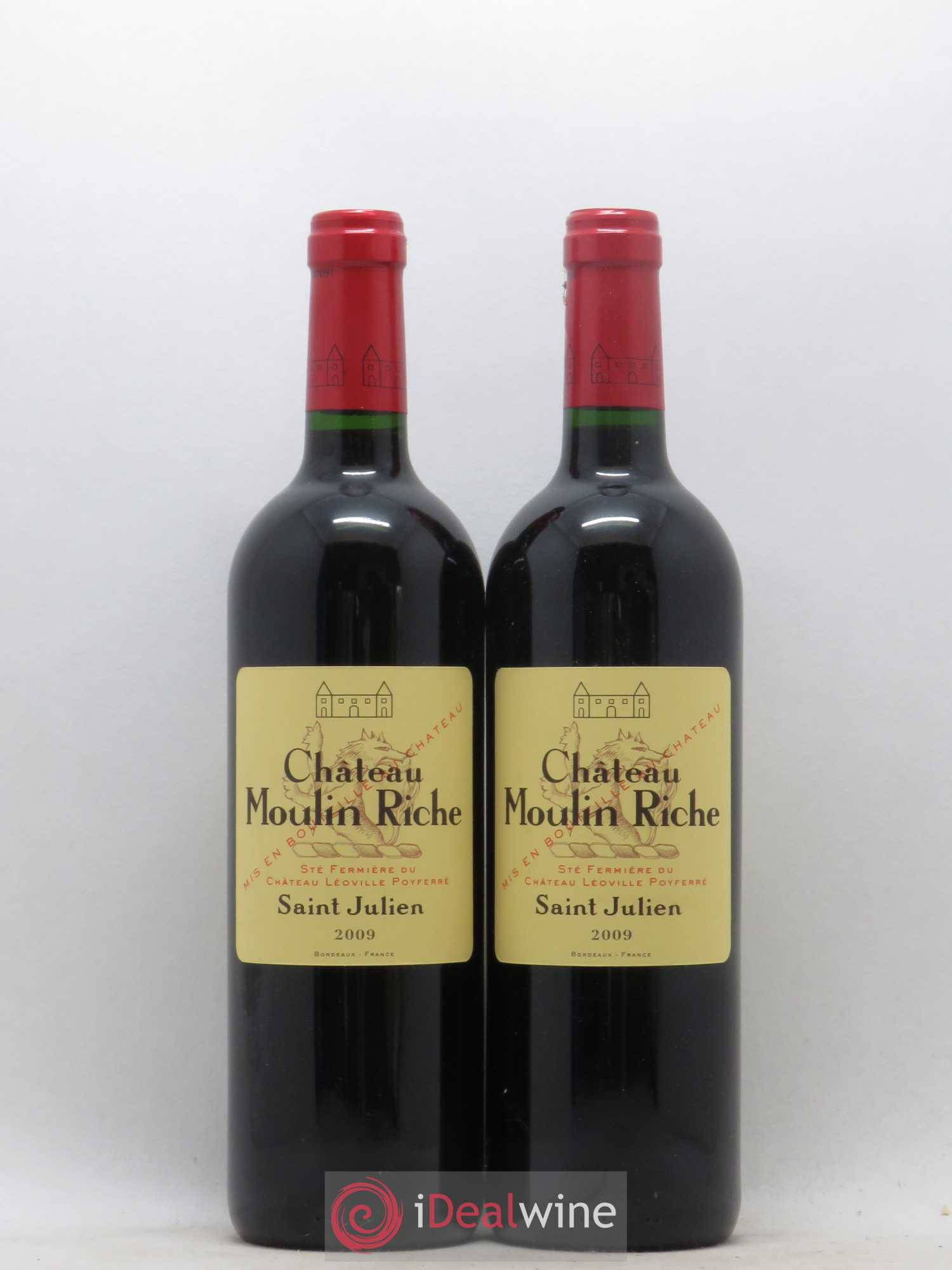 Château Moulin Riche 2009 - Posten von 2 Flaschen - 0