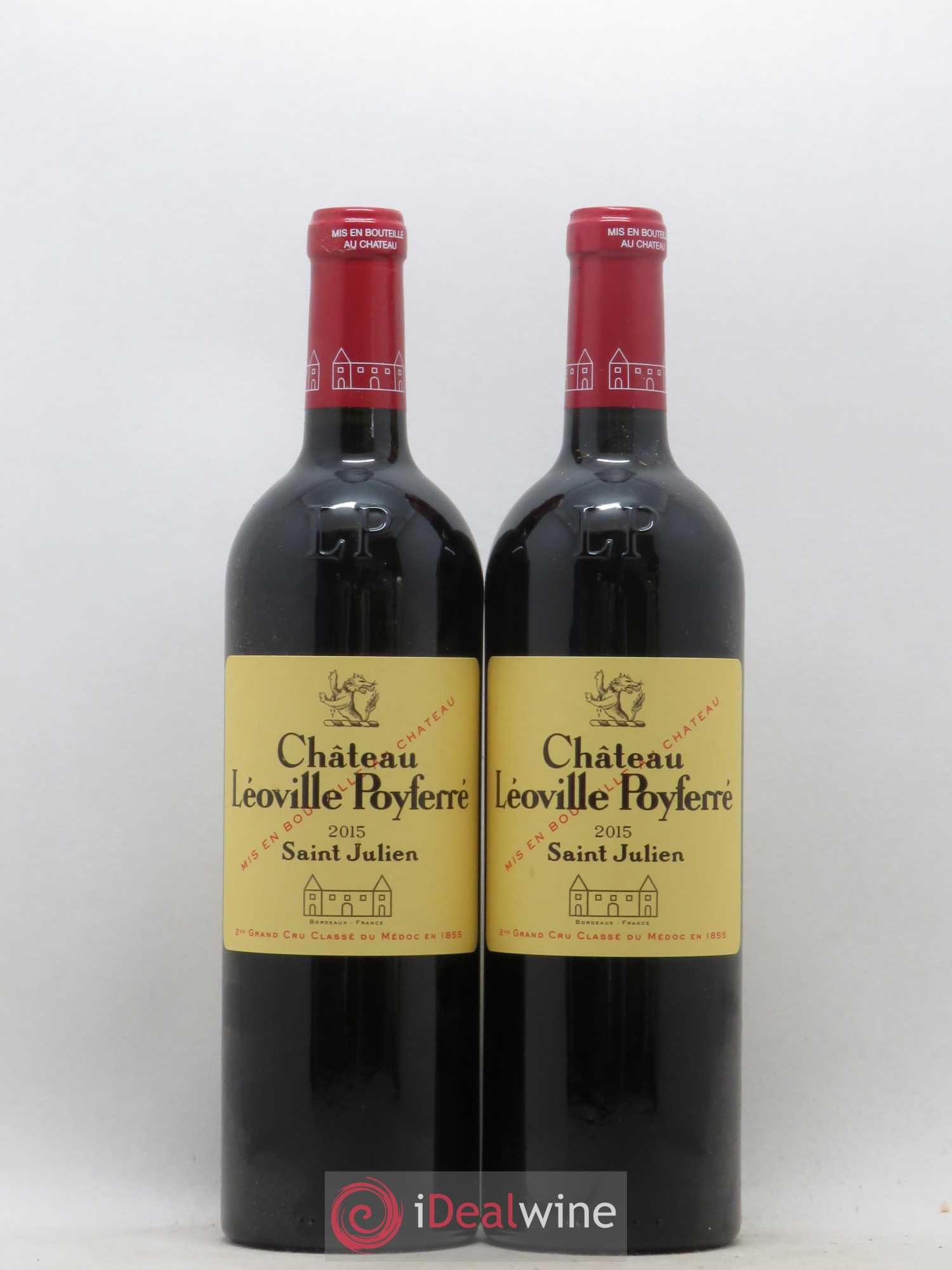 Château Léoville Poyferré 2ème Grand Cru Classé 2015 - Lot de 2 bouteilles - 0