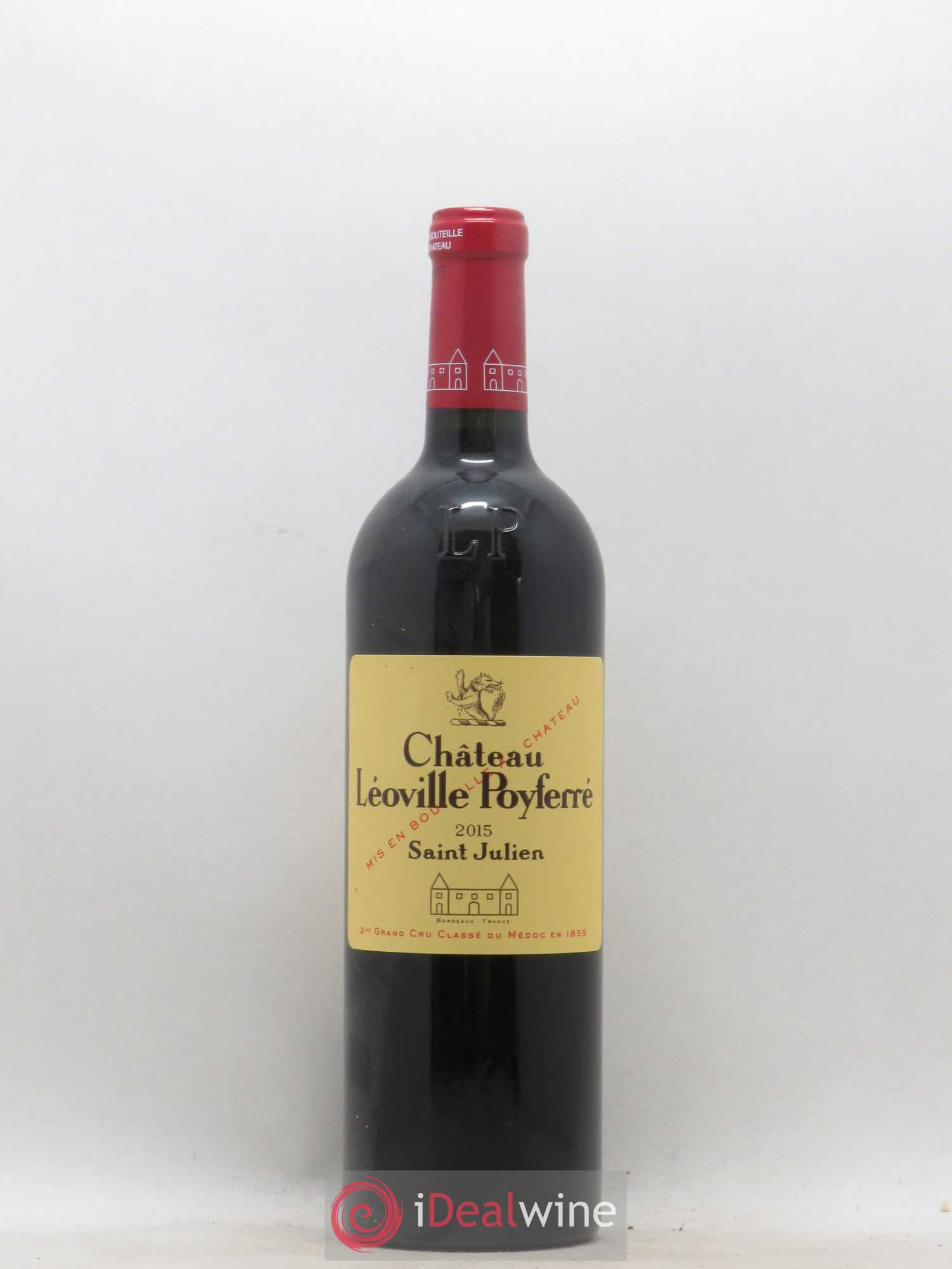 Château Léoville Poyferré 2ème Grand Cru Classé 2015 - Lot de 1 bouteille - 0