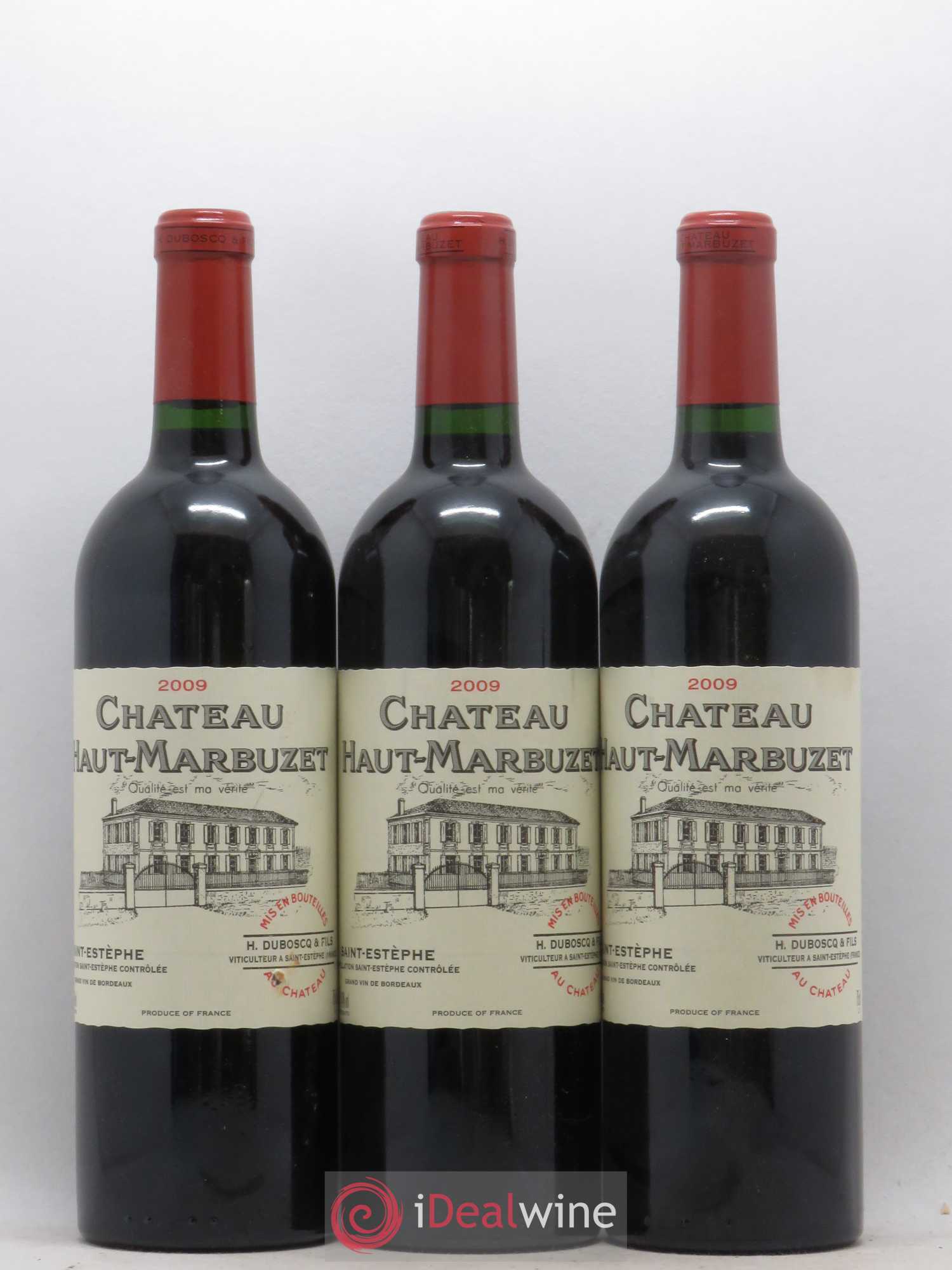Château Haut Marbuzet 2009 - Lot de 3 bouteilles - 0