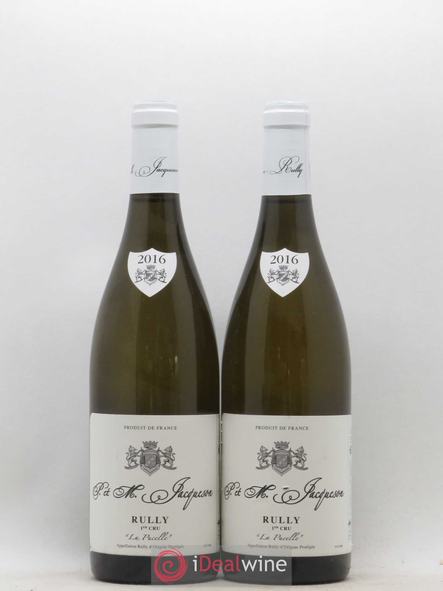 Rully 1er Cru La Pucelle Paul & Marie Jacqueson 2016 - Lot de 2 bouteilles - 0