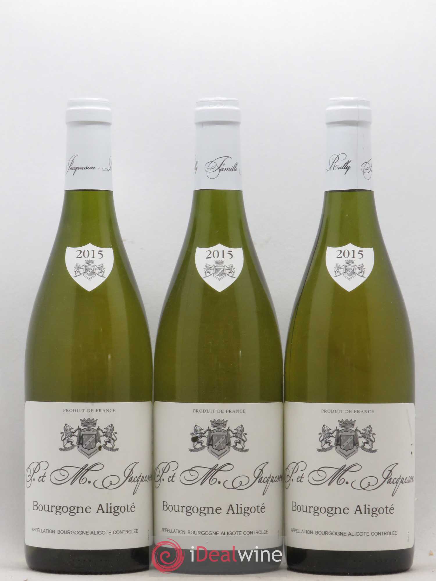 Bourgogne Aligoté Paul & Marie Jacqueson 2015 - Lot de 3 bouteilles - 0