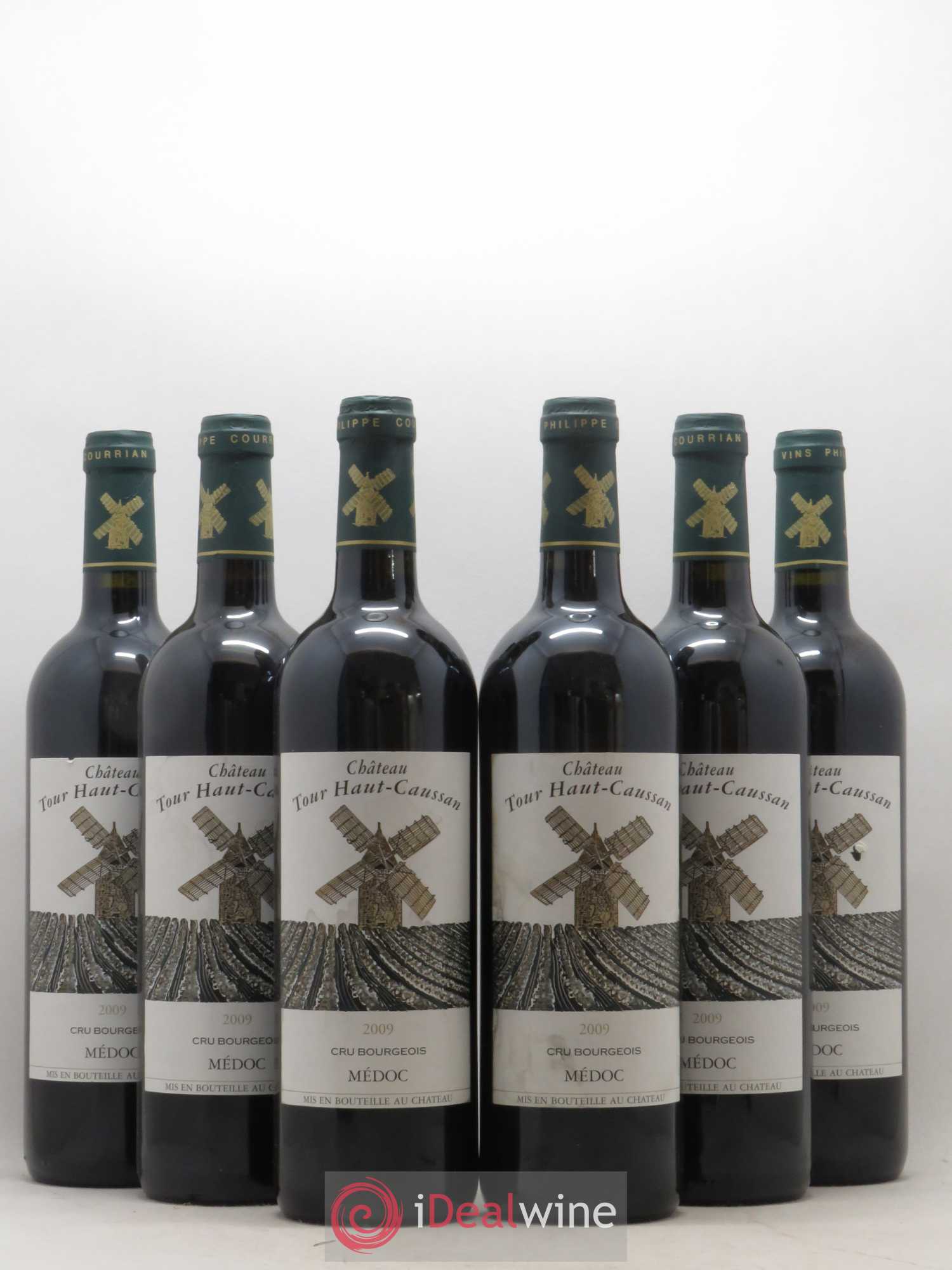 Château Tour Haut-Caussan Cru Bourgeois 2009 - Lot de 6 bouteilles - 0