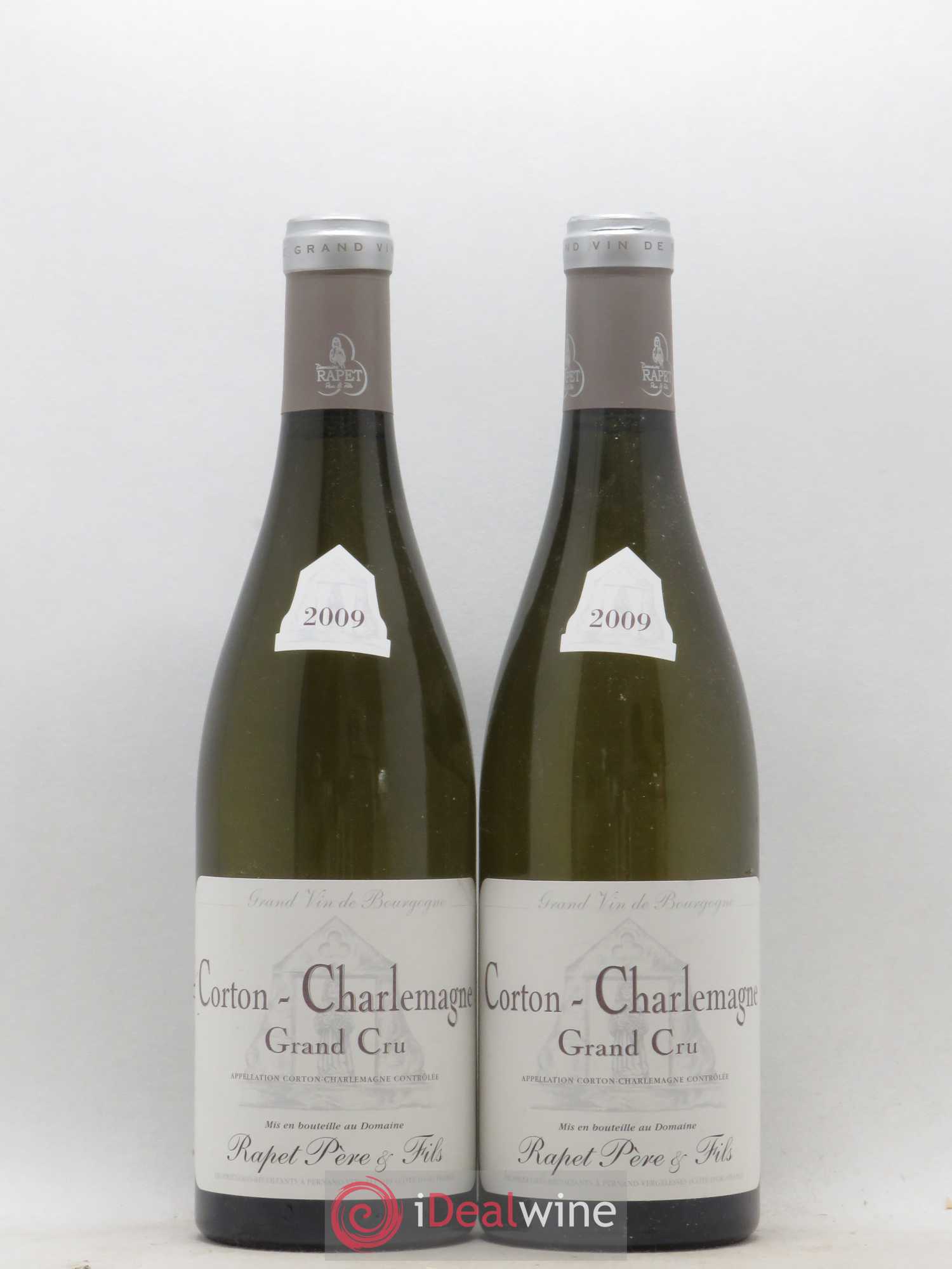 Corton-Charlemagne Grand Cru Rapet Père & Fils 2009 - Lot de 2 bouteilles - 0