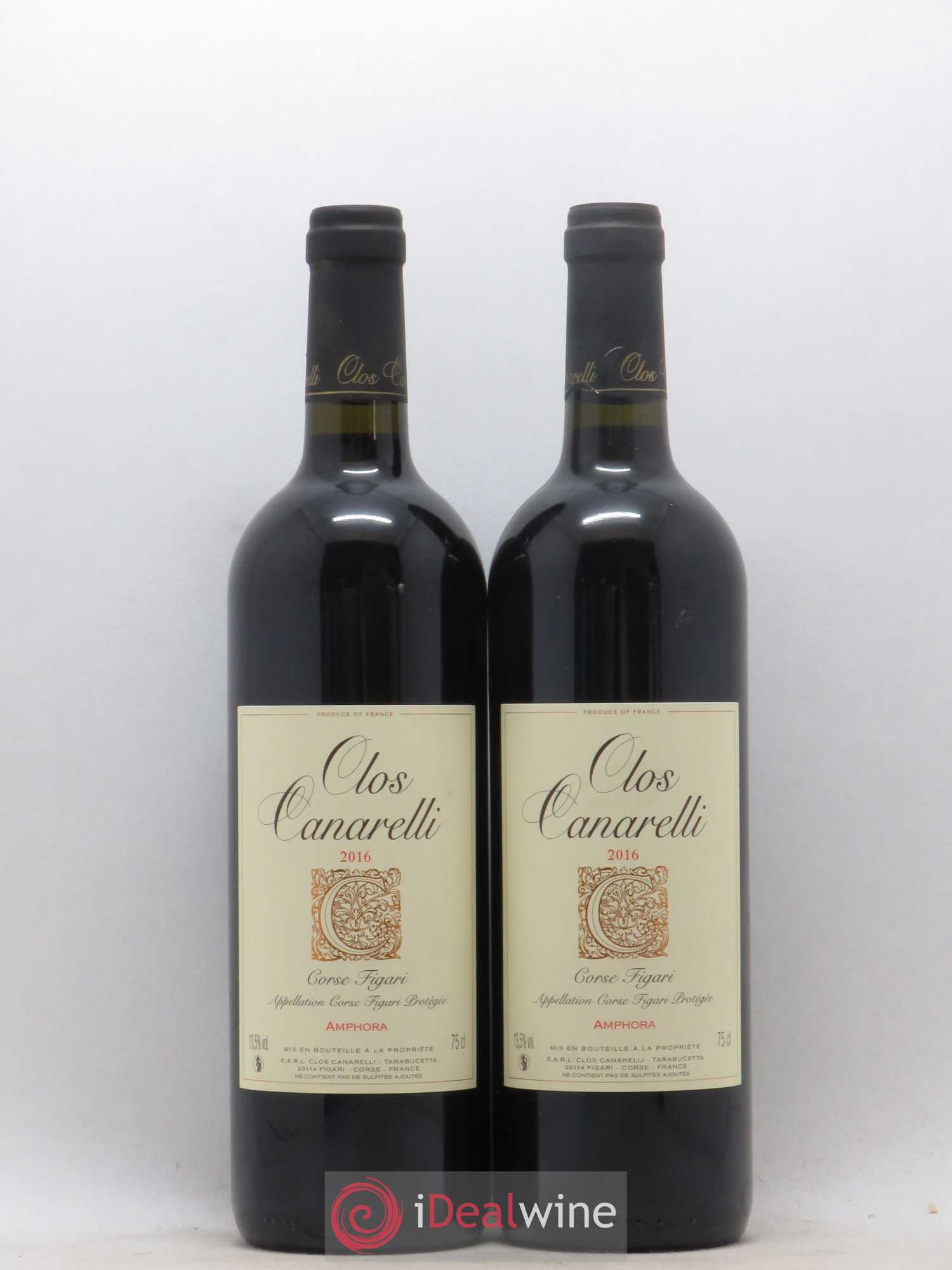 Figari Amphora Clos Canarelli 2016 - Lot de 2 bouteilles - 0