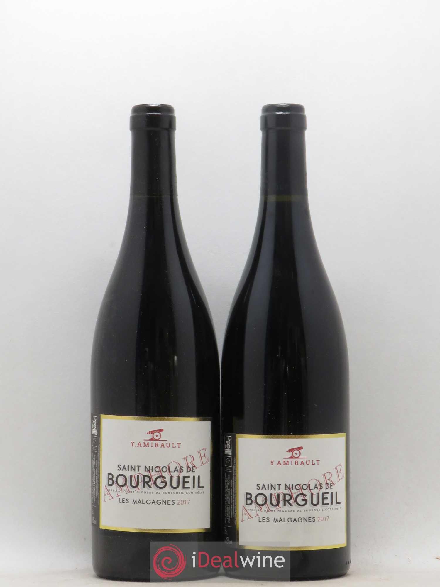 Saint-Nicolas de Bourgueil Les Malgagnes Yannick Amirault (Domaine) 2017 - Lot de 2 bouteilles - 0