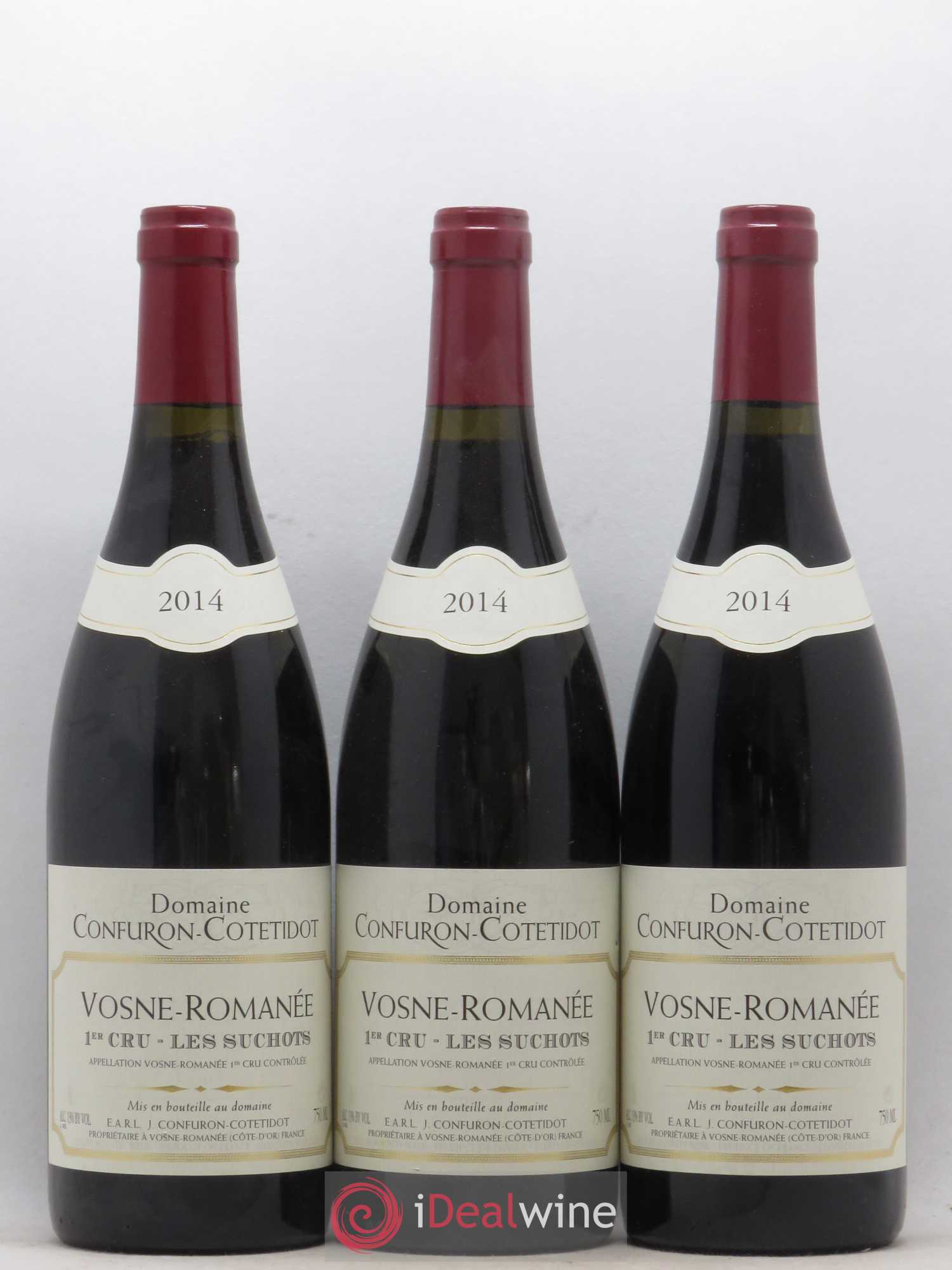 Vosne-Romanée 1er Cru Les Suchots Confuron-Cotetidot 2014 - Lot de 3 bouteilles - 0