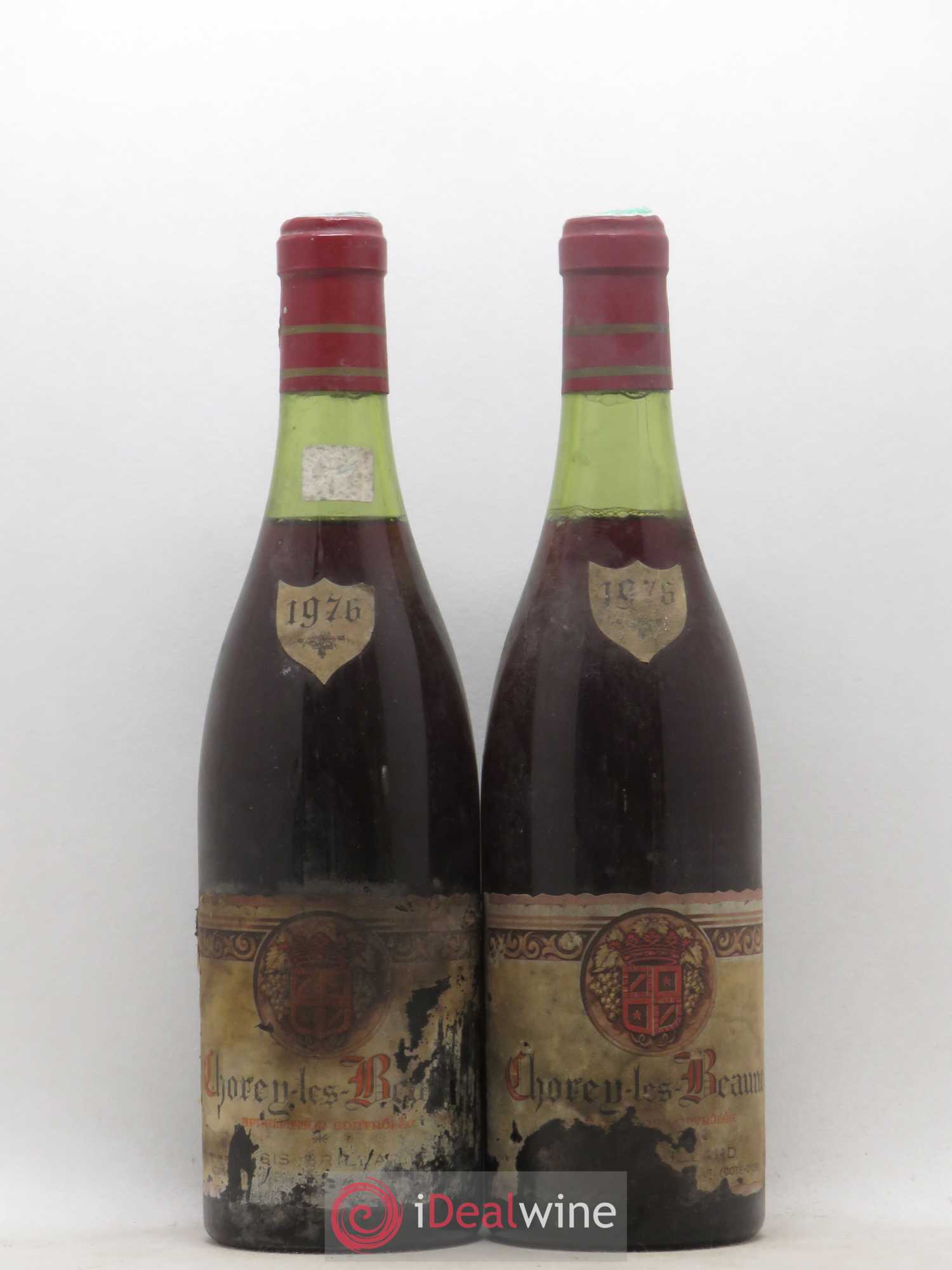 Chorey-lès-Beaune Régis Brillard 1976 - Lot de 2 bouteilles - 0