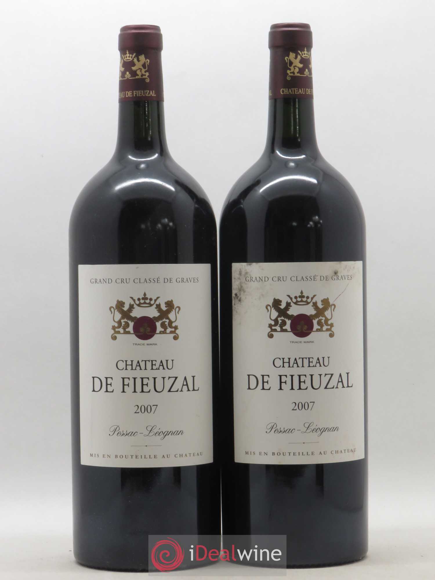 Château de Fieuzal Cru Classé de Graves 2007 - Lot de 2 magnums - 0