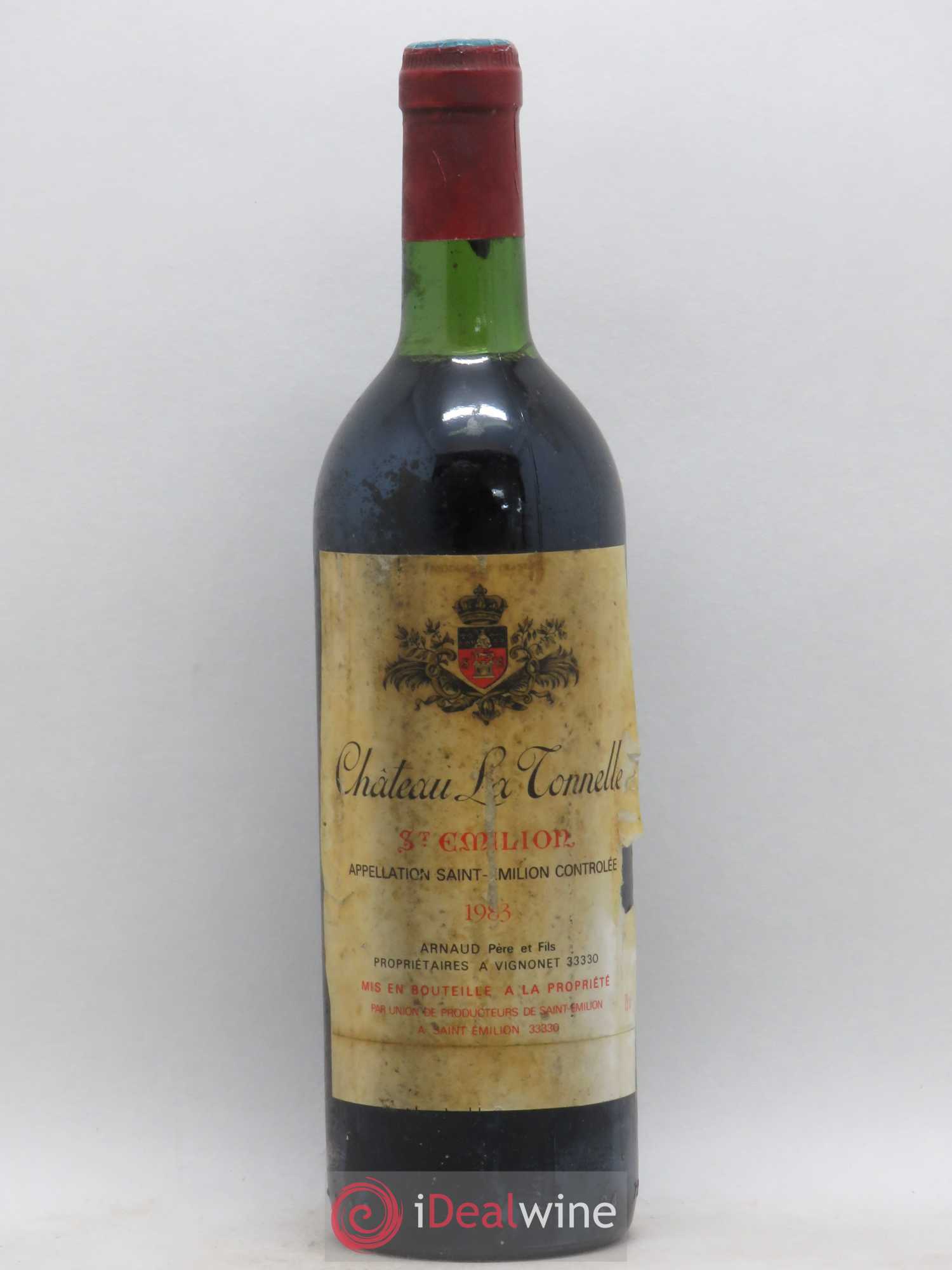 Saint-Émilion Grand Cru Château La Tonnelle 1983 - Posten von 1 Flasche - 0