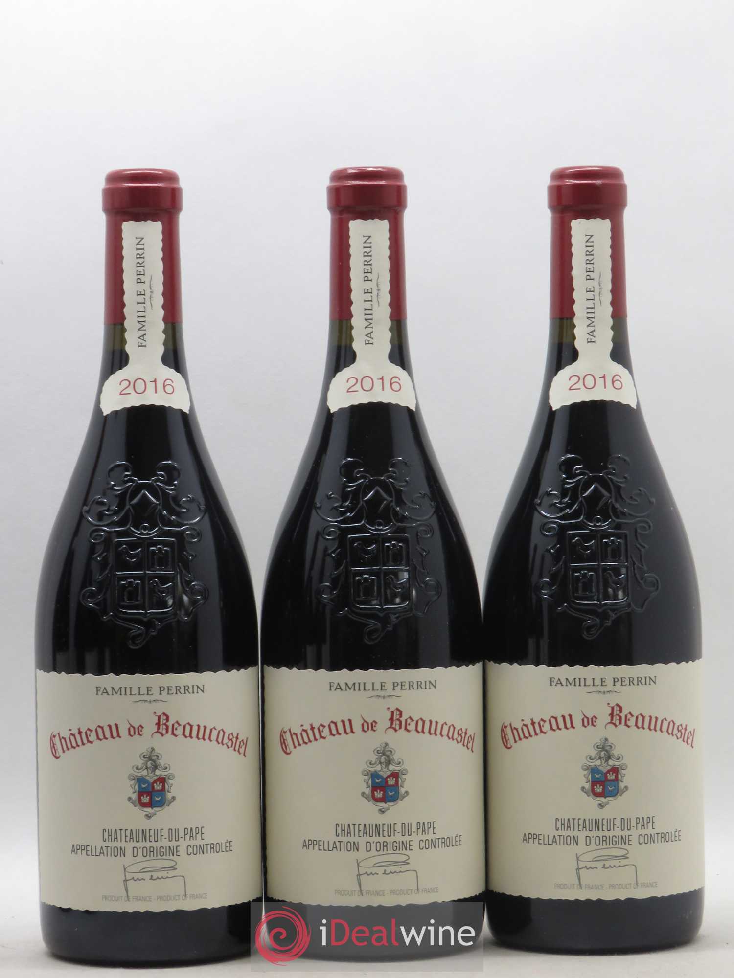 Châteauneuf-du-Pape Château de Beaucastel Famille Perrin 2016 - Lot de 6 bouteilles - 1