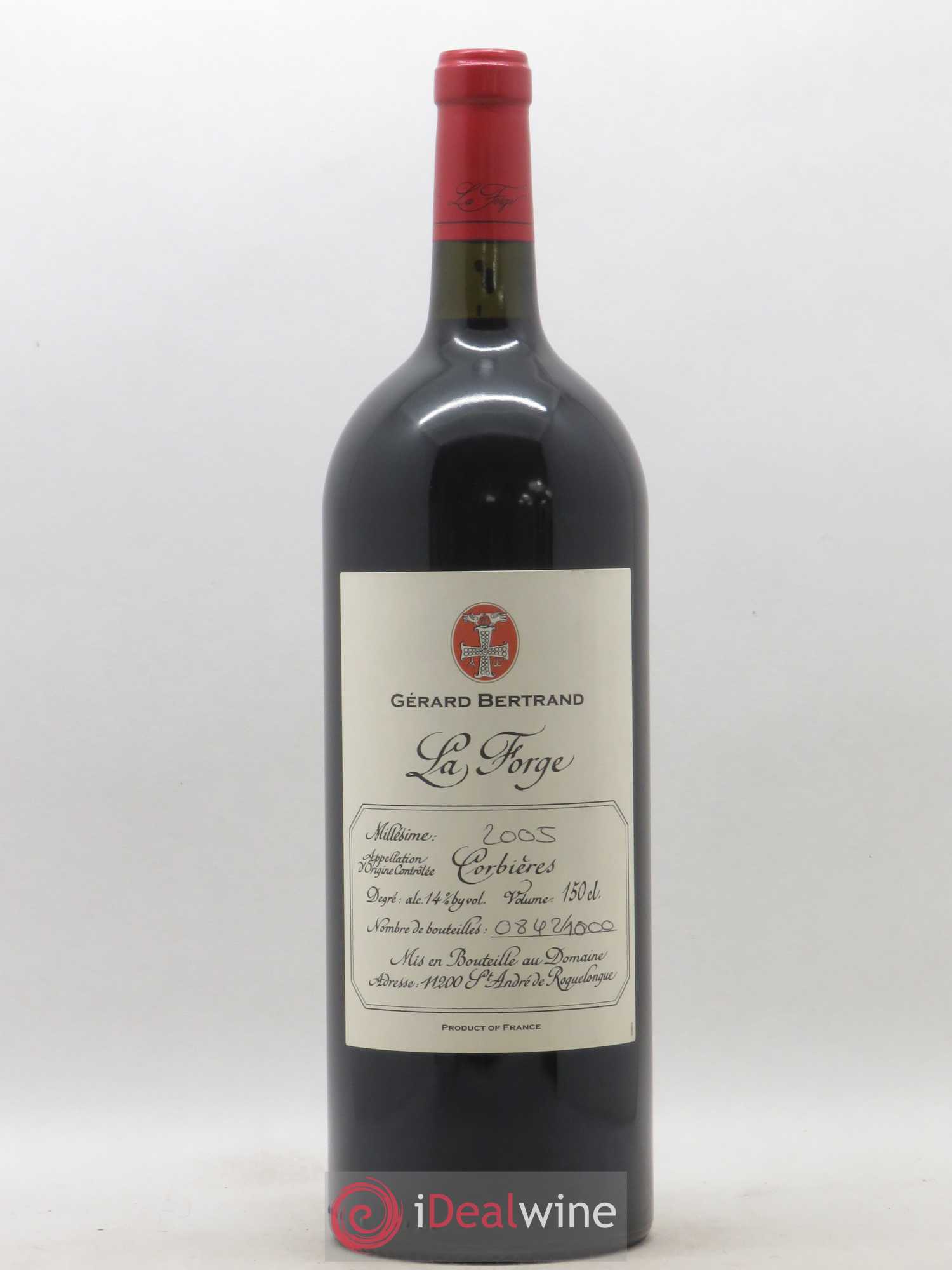 Corbières Château De L'Hospitalet - La Forge Gérard Bertrand 2005 - Posten von 1 Magnum - 0