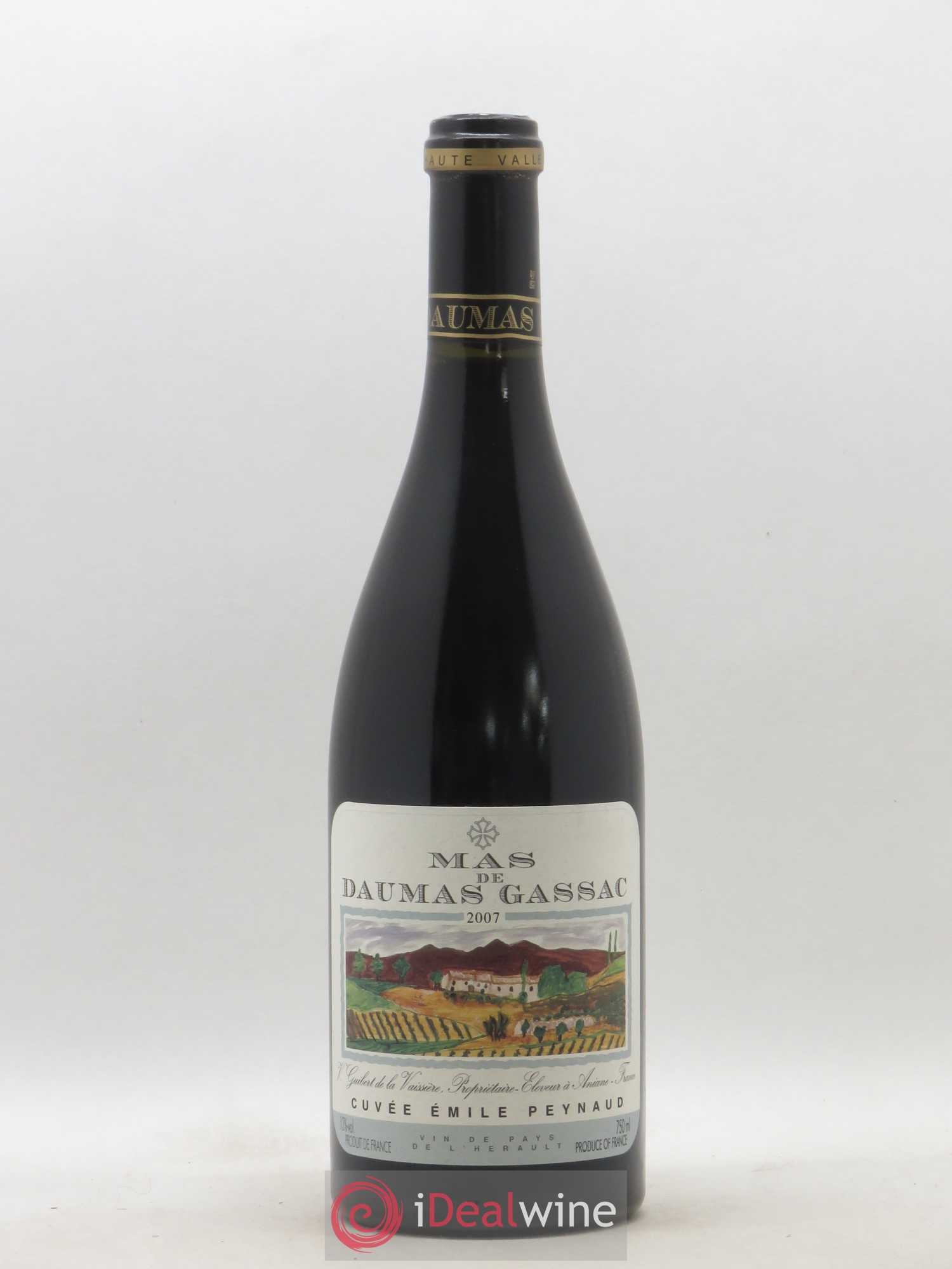 Pays d'Hérault Mas de Daumas Gassac Cuvée Emile Peynaud Famille Guibert de La Vaissière 2007 - Lot de 1 bouteille - 0