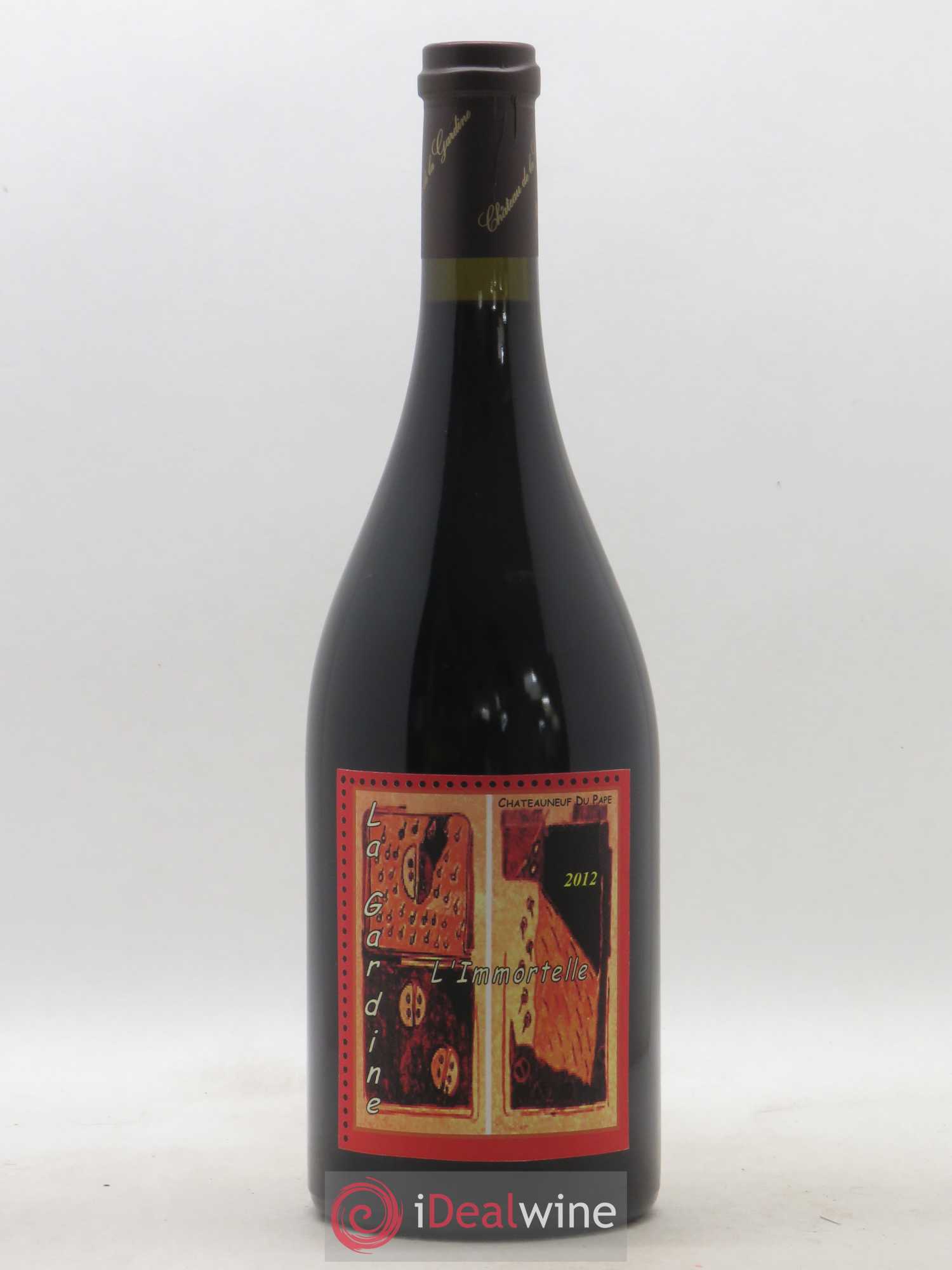 Châteauneuf-du-Pape Château de La Gardine L'Immortelle Famille Brunel 2012 - Lot de 1 bouteille - 0