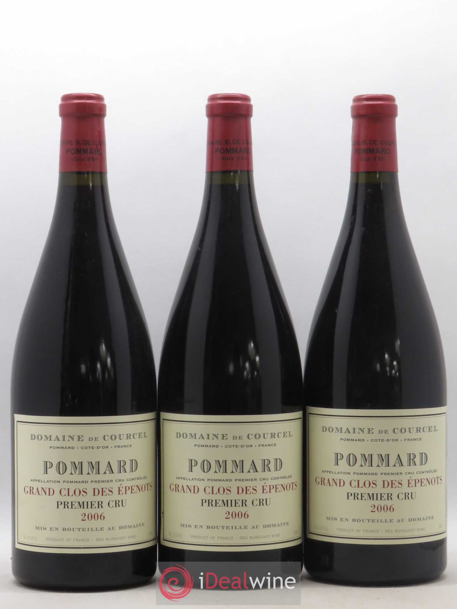 Pommard 1er Cru Grand Clos des Epenots de Courcel (Domaine) 2006 - Lot de 3 magnums - 0