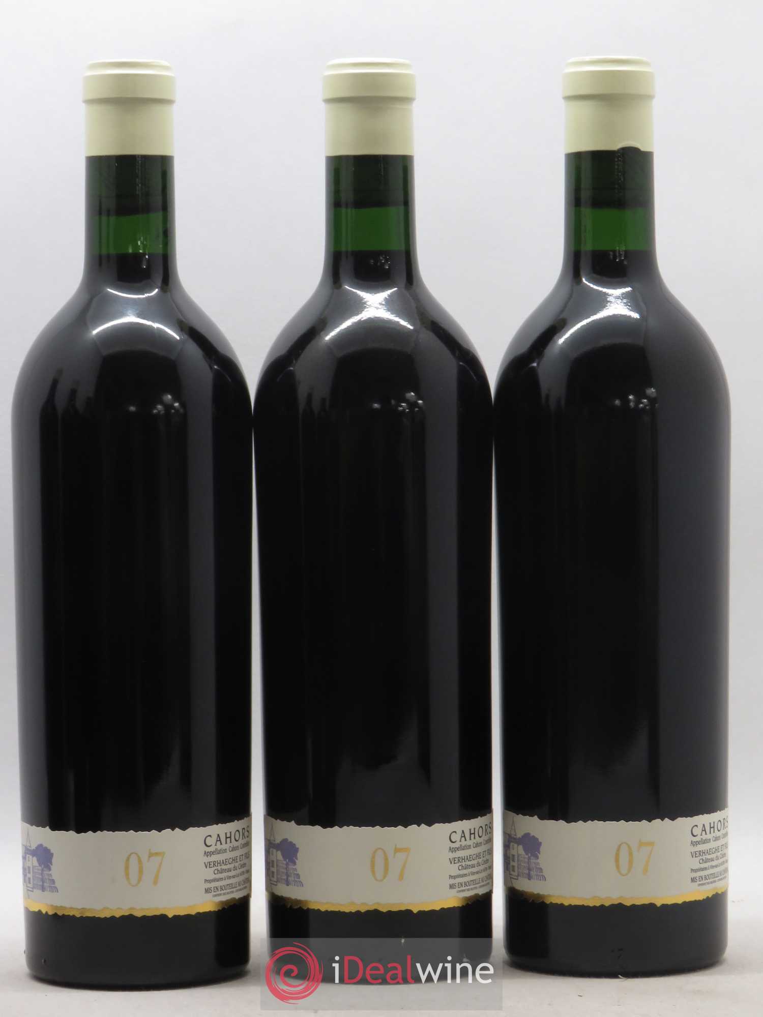 Cahors Château du Cèdre GC Pascal et Jean-Marc Verhaeghe 2007 - Lot de 6 bouteilles - 2