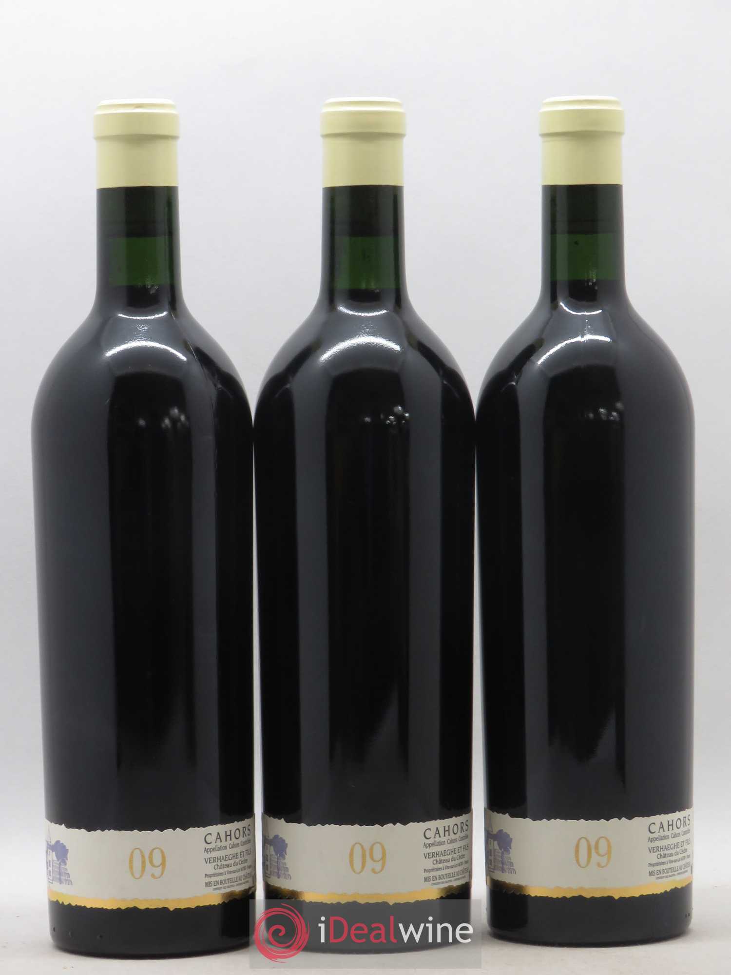 Cahors Château du Cèdre GC Pascal et Jean-Marc Verhaeghe 2009 - Lot de 6 bouteilles - 2