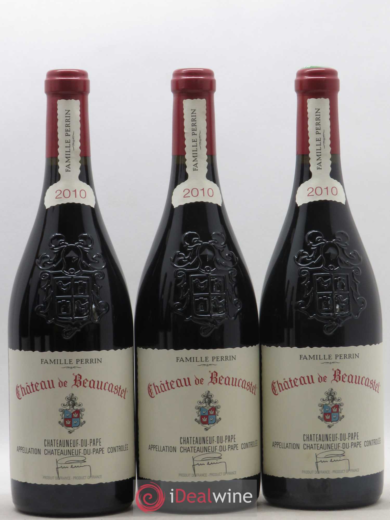 Châteauneuf-du-Pape Château de Beaucastel Famille Perrin 2010 - Lot de 6 bouteilles - 1