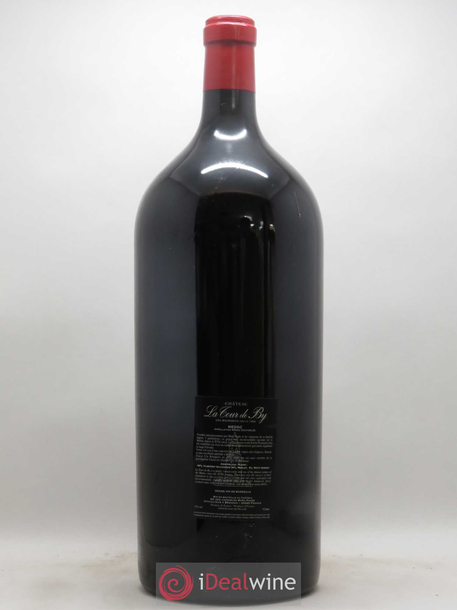 Château La Tour de By Cru Bourgeois 2007 - Lot de 1 impériale - 1