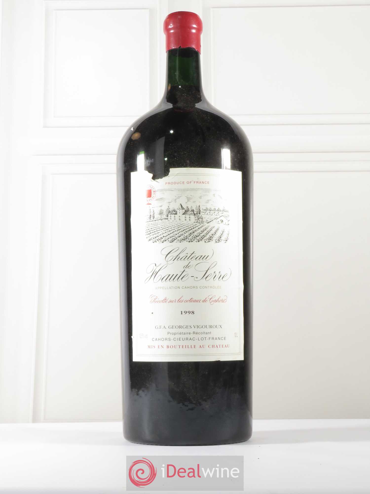 Cahors Château Haute-Serrre 1998 - Posten von 1 Balthazar - 0