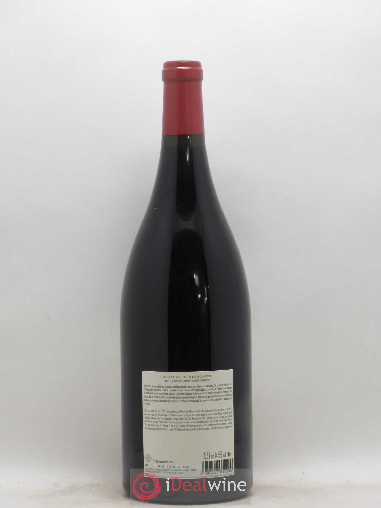 Châteauneuf-du-Pape Château de Beaucastel Famille Perrin 2010 - Lot de 1 magnum - 1