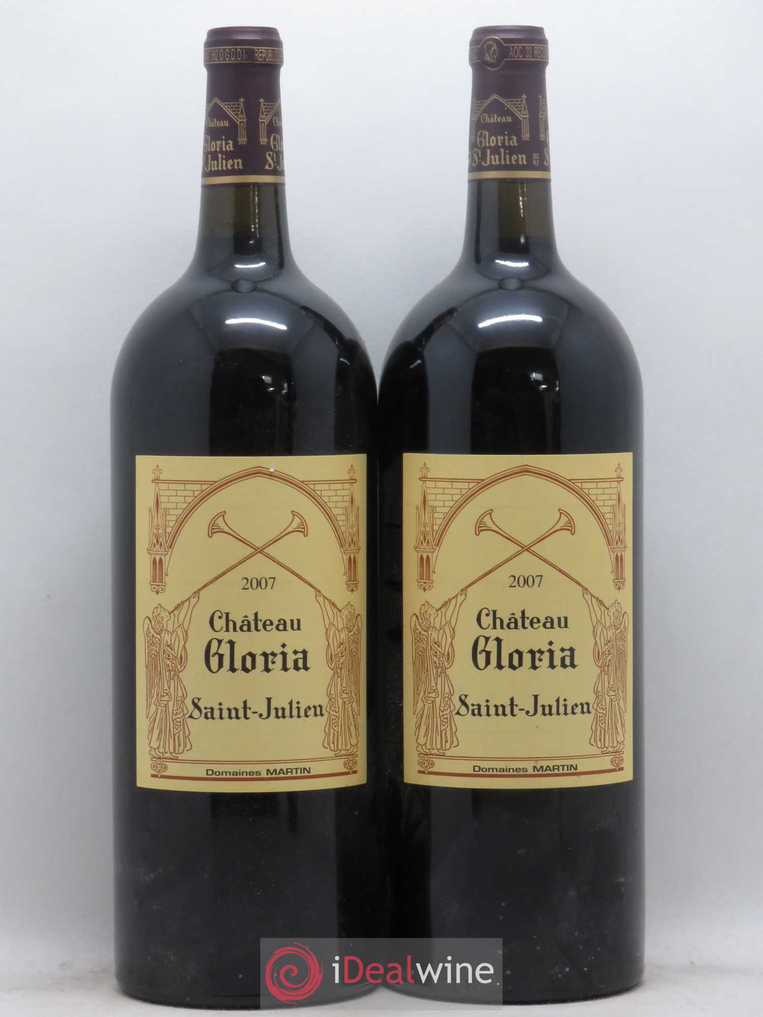 Château Gloria 2007 - Lot de 2 magnums - 0