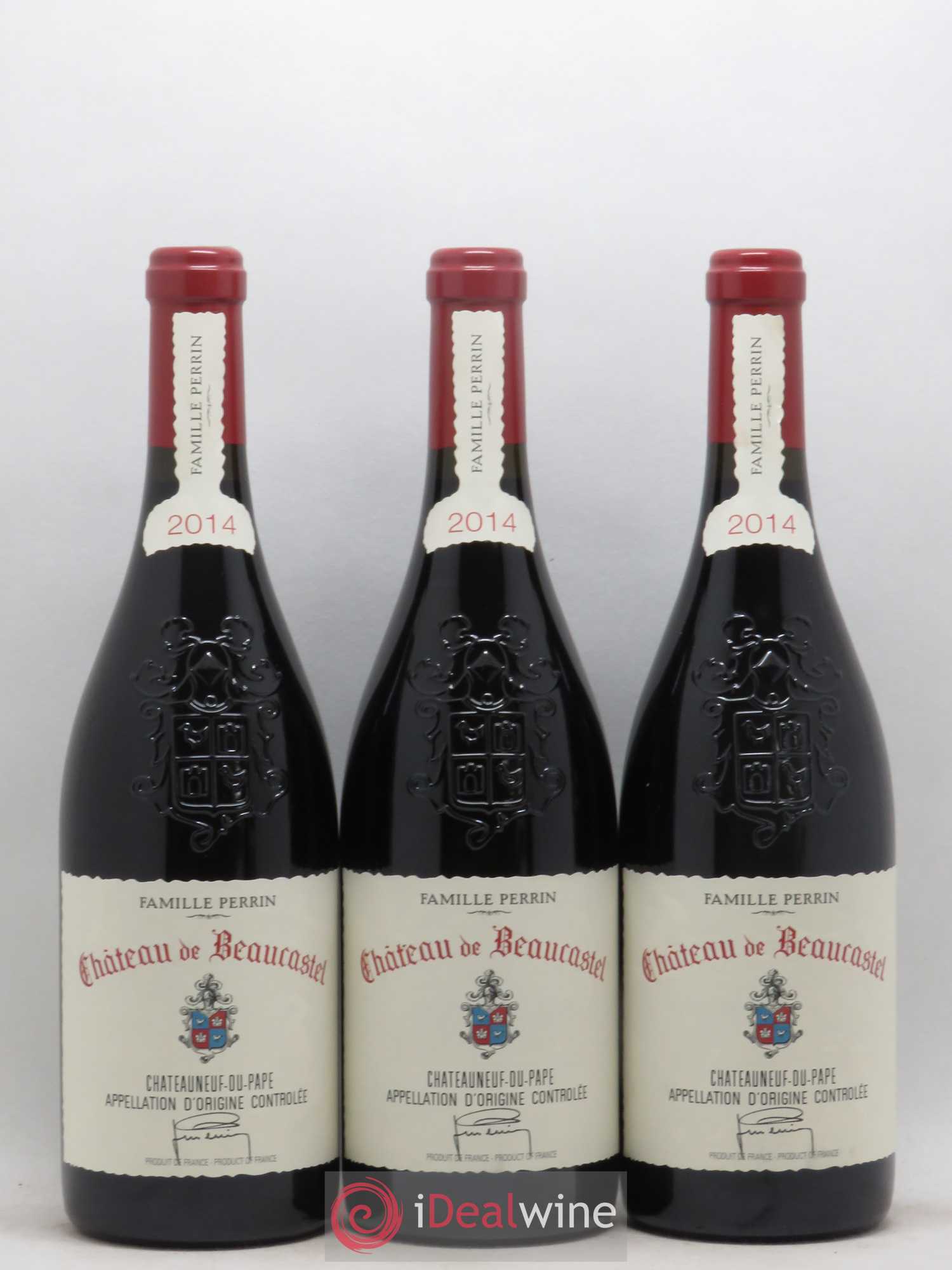 Châteauneuf-du-Pape Château de Beaucastel Famille Perrin 2014 - Lot de 6 bouteilles - 1