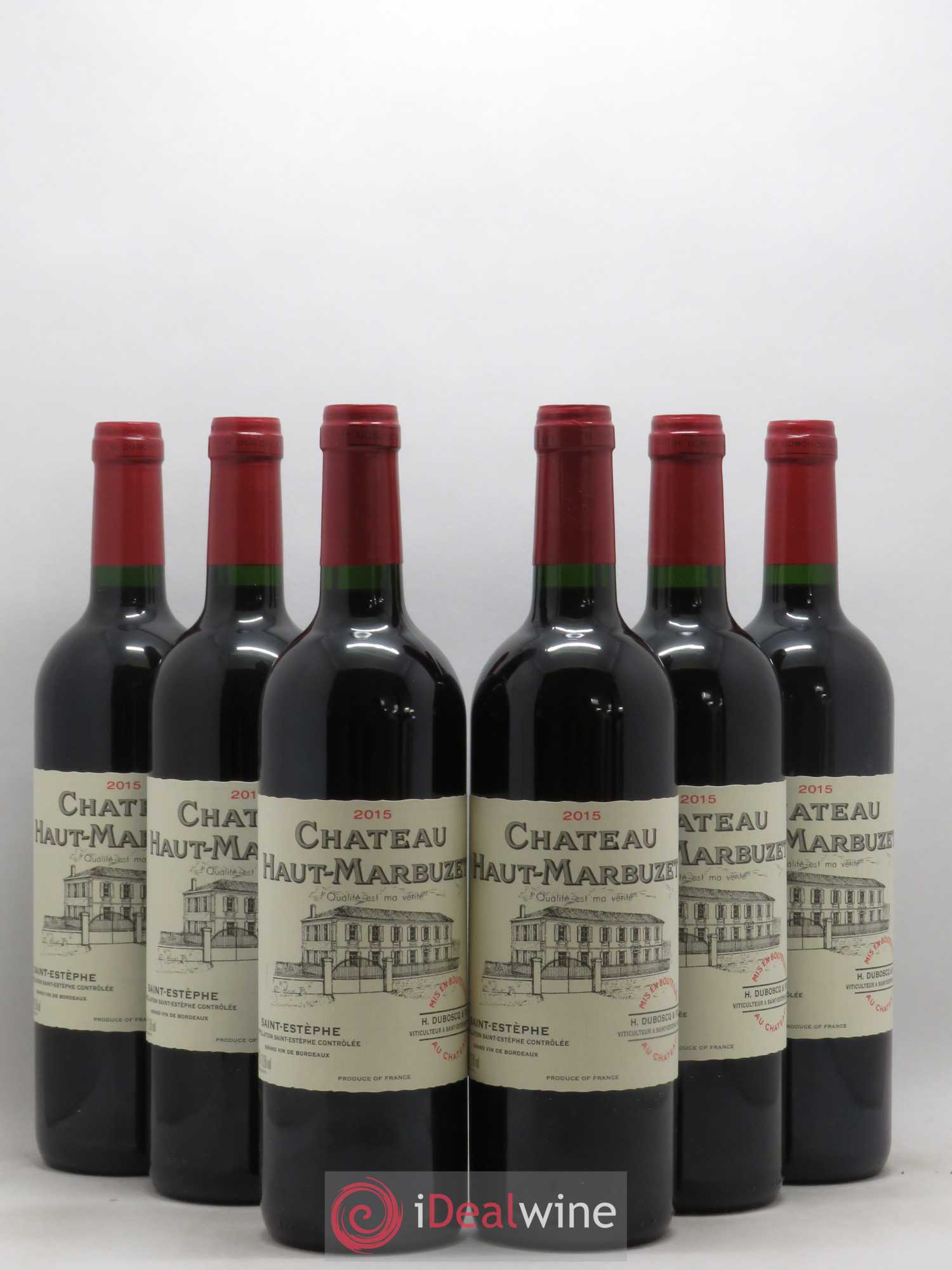 Château Haut Marbuzet 2015 - Lot de 6 bouteilles - 0
