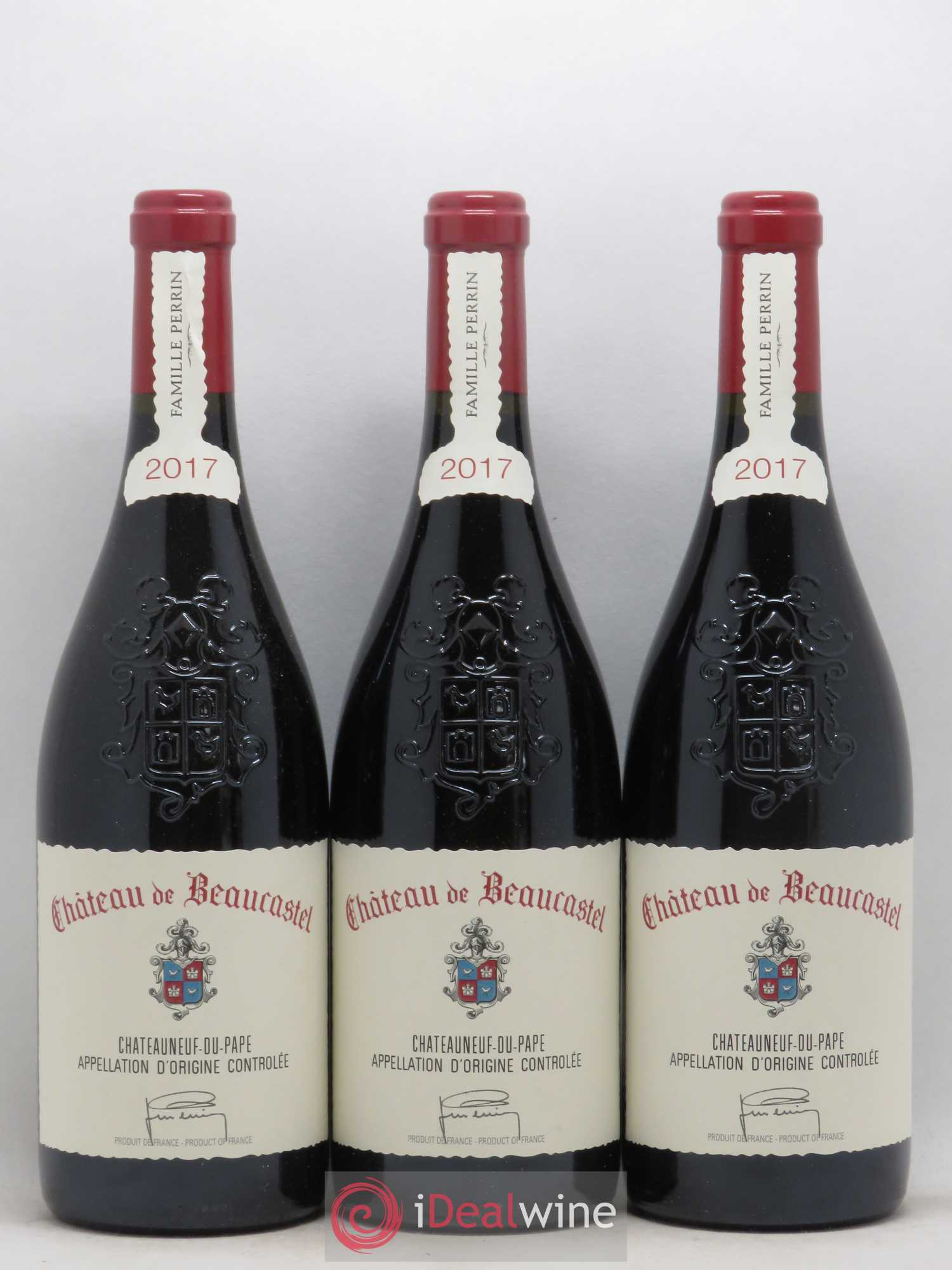 Châteauneuf-du-Pape Château de Beaucastel Famille Perrin 2017 - Lot de 6 bouteilles - 1