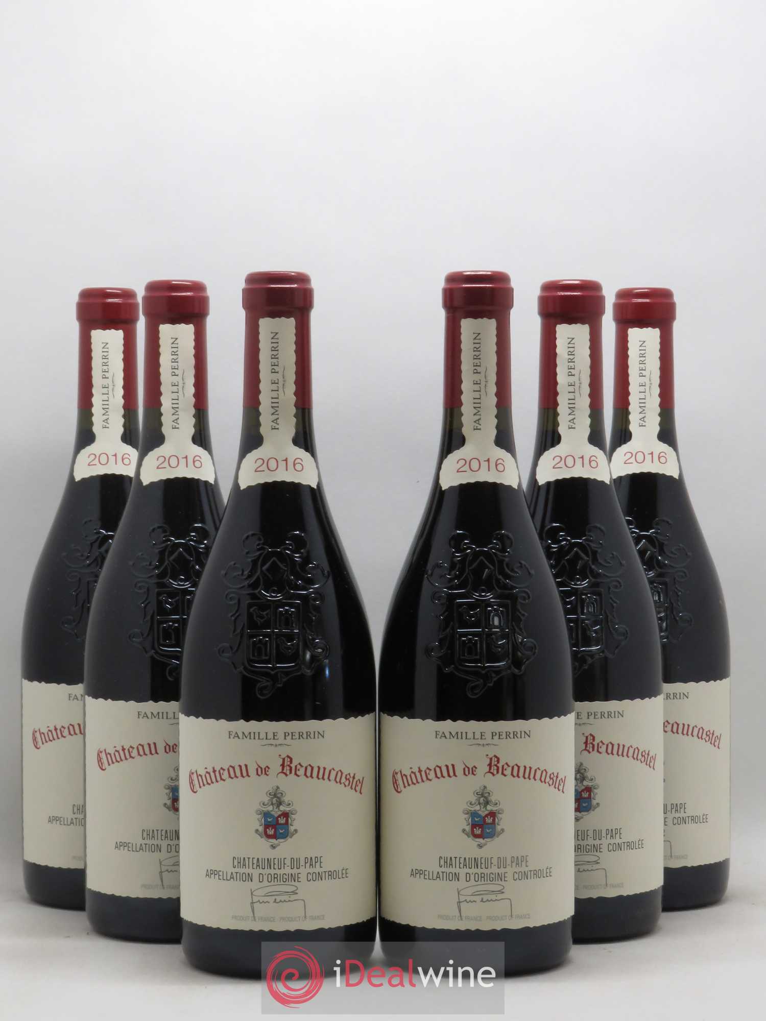 Châteauneuf-du-Pape Château de Beaucastel Famille Perrin 2016 - Lot de 6 bouteilles - 0