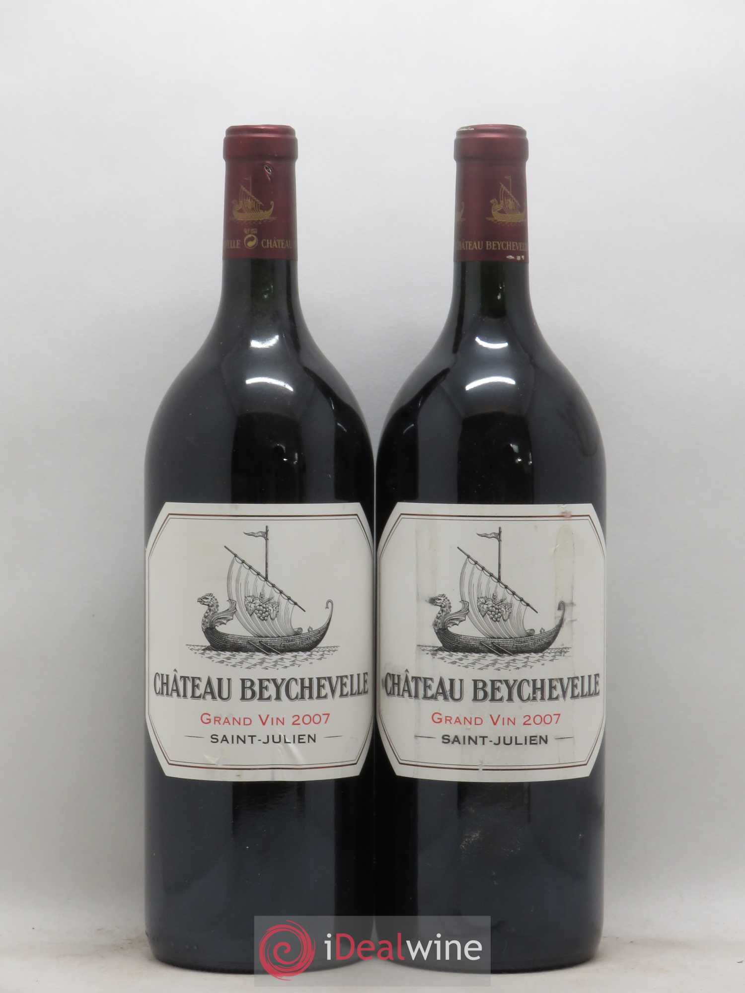 Château Beychevelle 4ème Grand Cru Classé 2007 - Lot de 2 magnums - 0