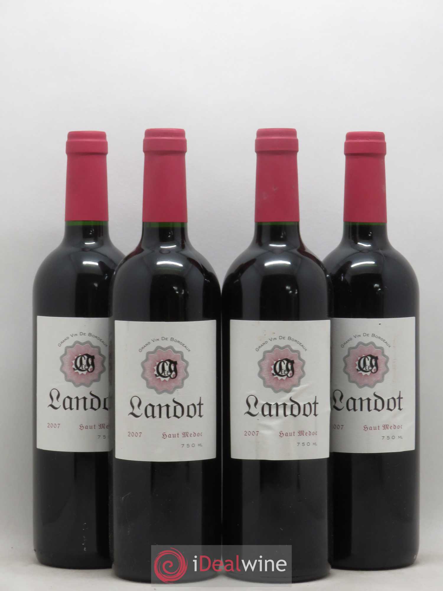 Haut Médoc Château Landot 2007 - Lot de 4 bouteilles - 0