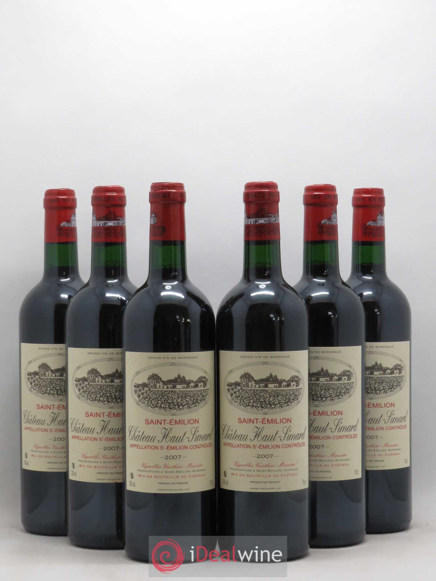 Château Haut-Simard 2007 - Lot de 6 bouteilles - 0