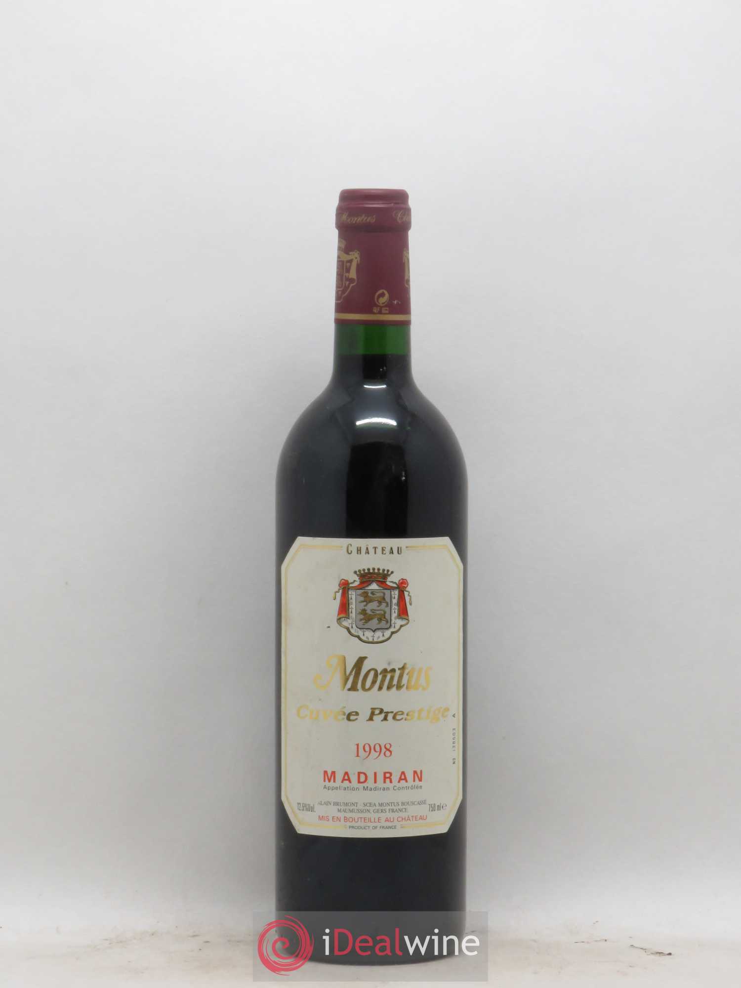 Madiran Château Montus-Prestige Alain Brumont 1998 - Lot de 1 bouteille - 0