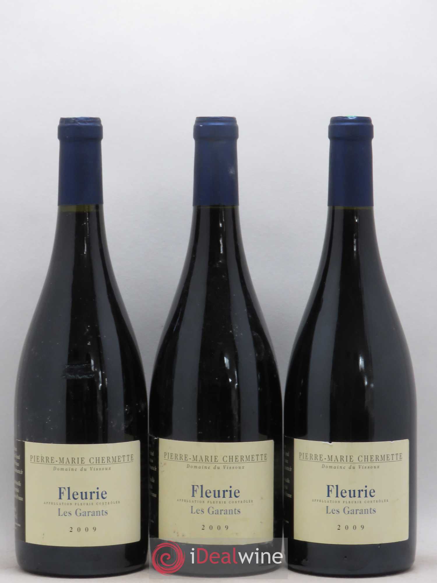 Fleurie Les Garants Domaine du Vissoux - P-M. Chermette 2009 - Lot de 3 bouteilles - 0