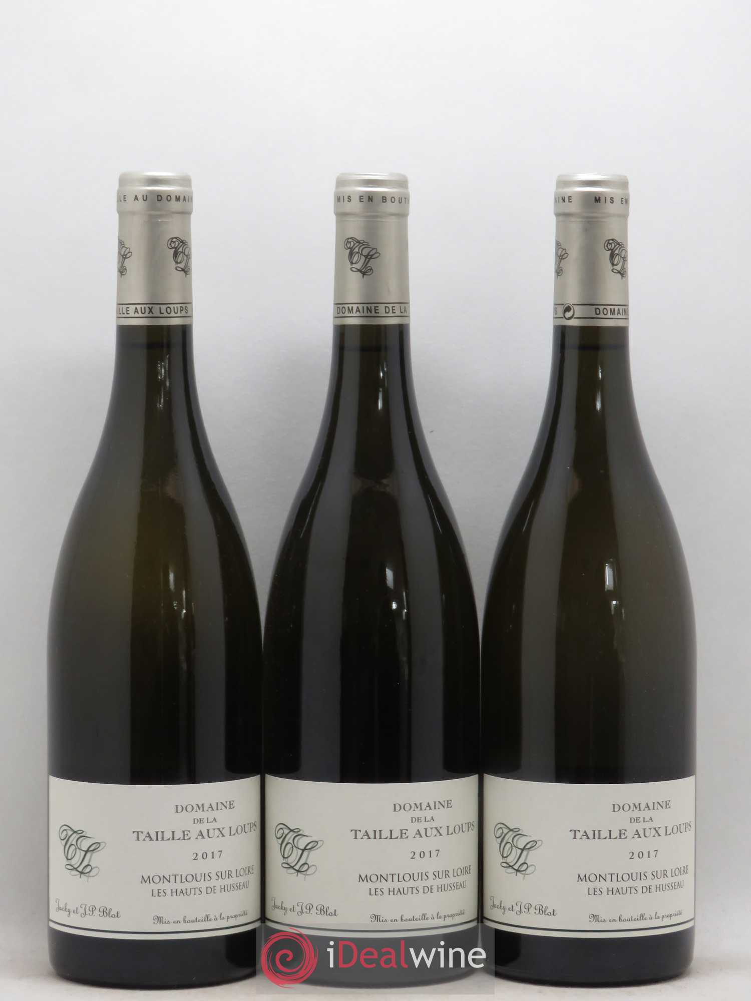 Montlouis-sur-Loire Les Hauts de Husseau La Taille aux Loups - Jacky Blot 2017 - Lot de 3 bouteilles - 0