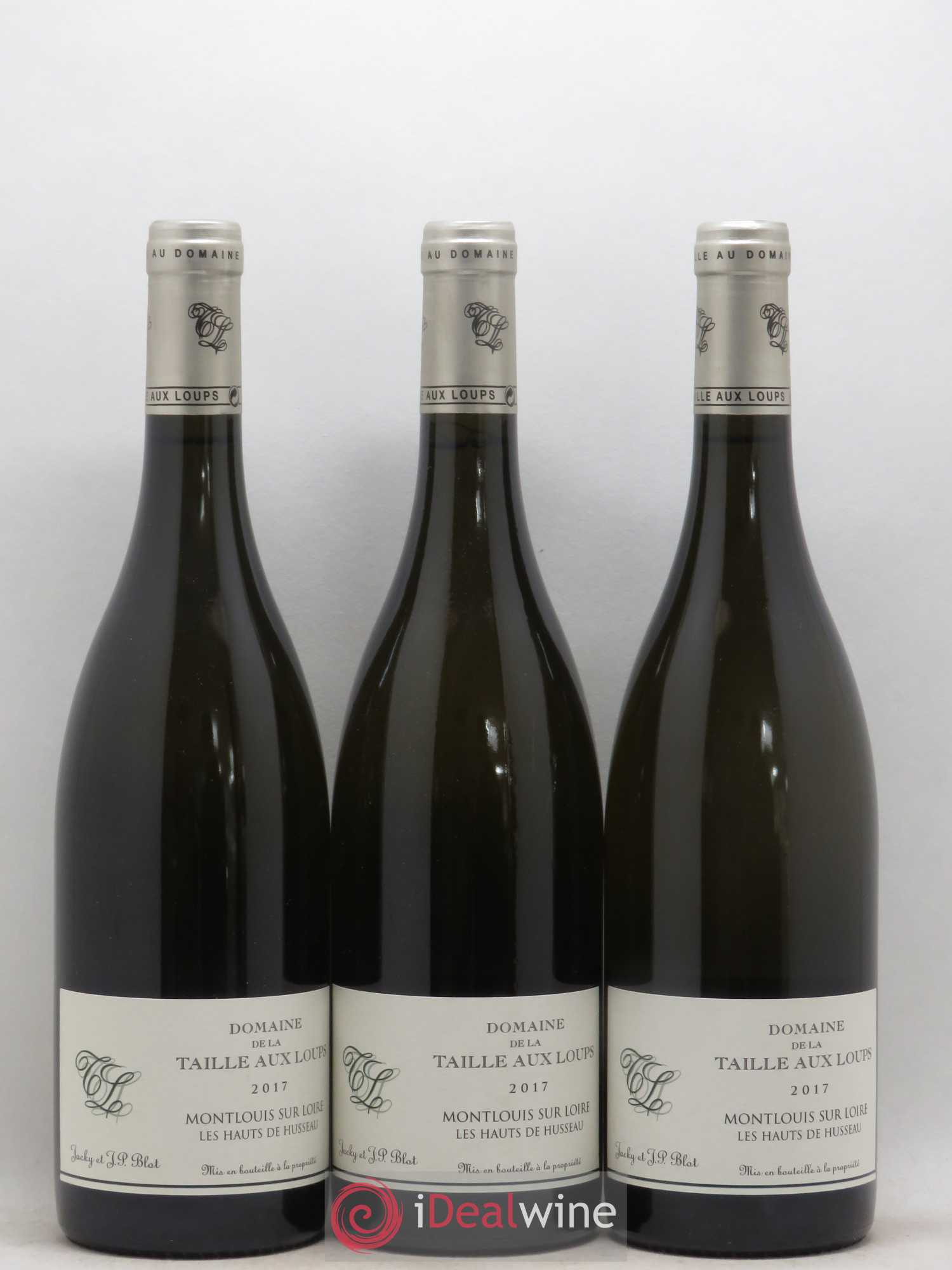 Montlouis-sur-Loire Les Hauts de Husseau La Taille aux Loups - Jacky Blot 2017 - Lot de 3 bouteilles - 0