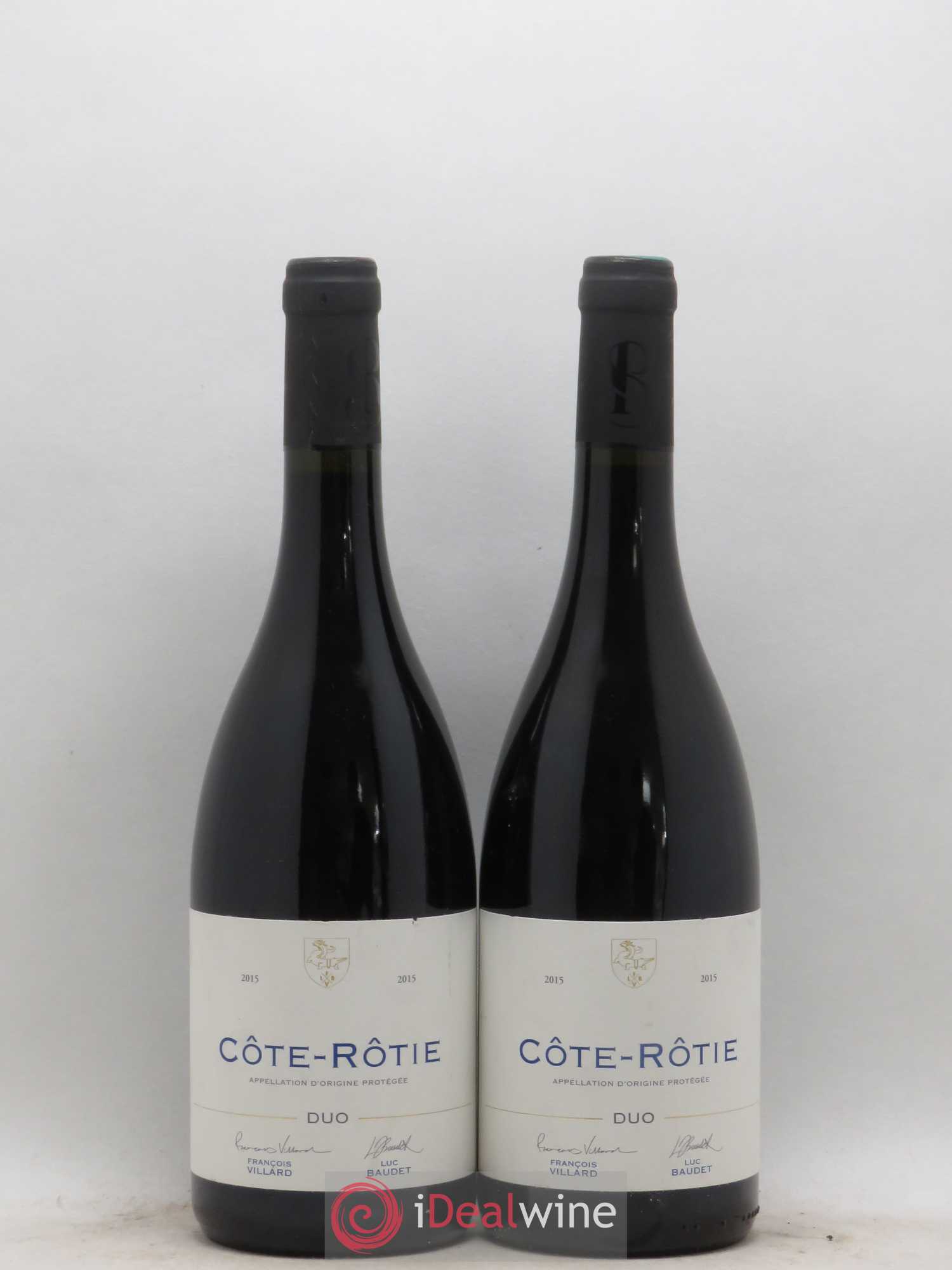 Côte-Rôtie Duo Villard et Baudet 2015 - Posten von 2 Flaschen - 0