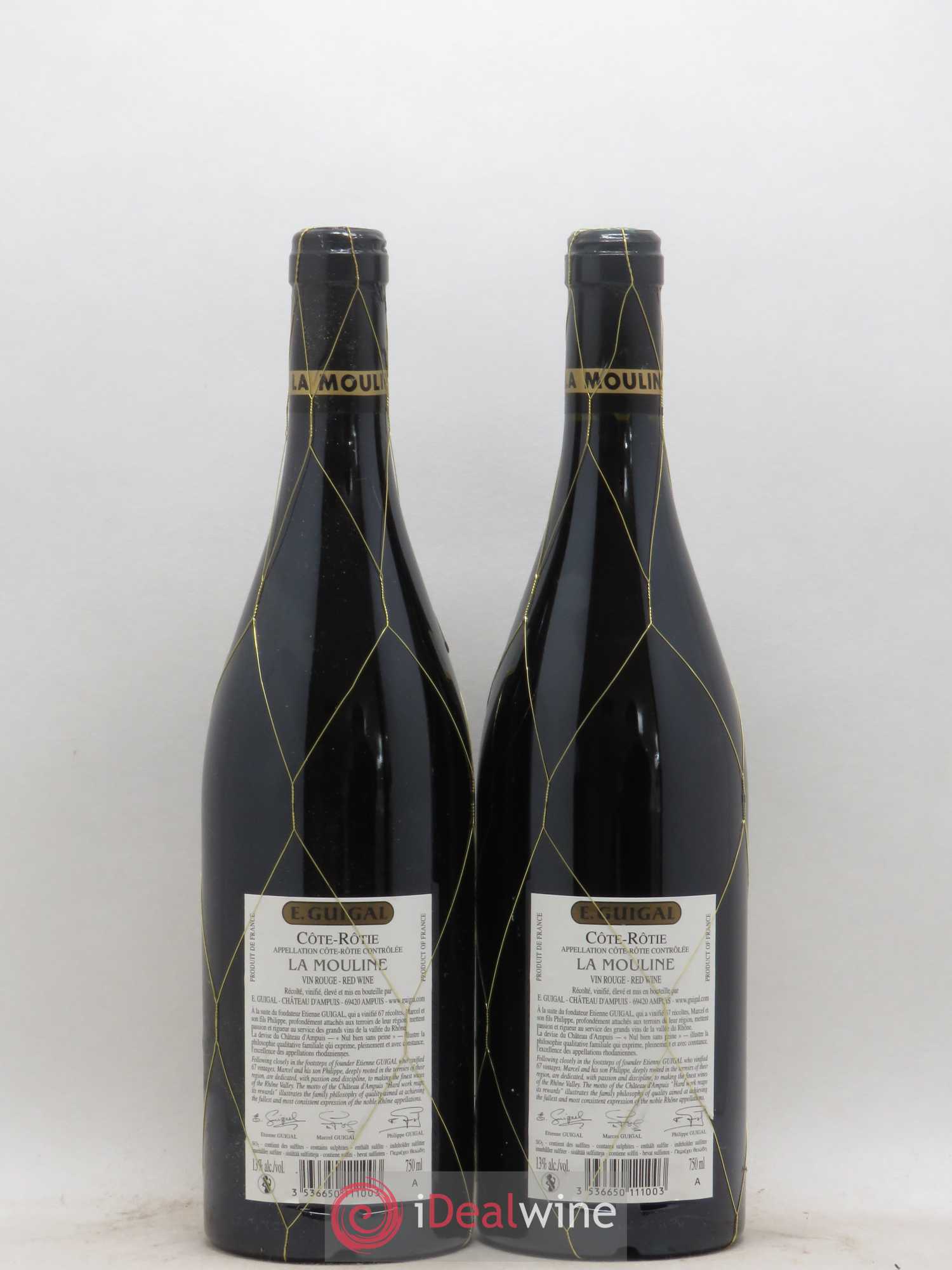 Côte-Rôtie La Mouline Guigal 2007 - Lot de 2 bouteilles - 1