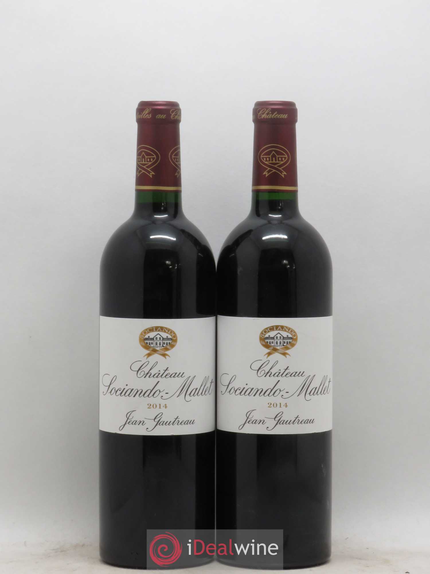 Château Sociando Mallet 2014 - Lot de 2 bouteilles - 0
