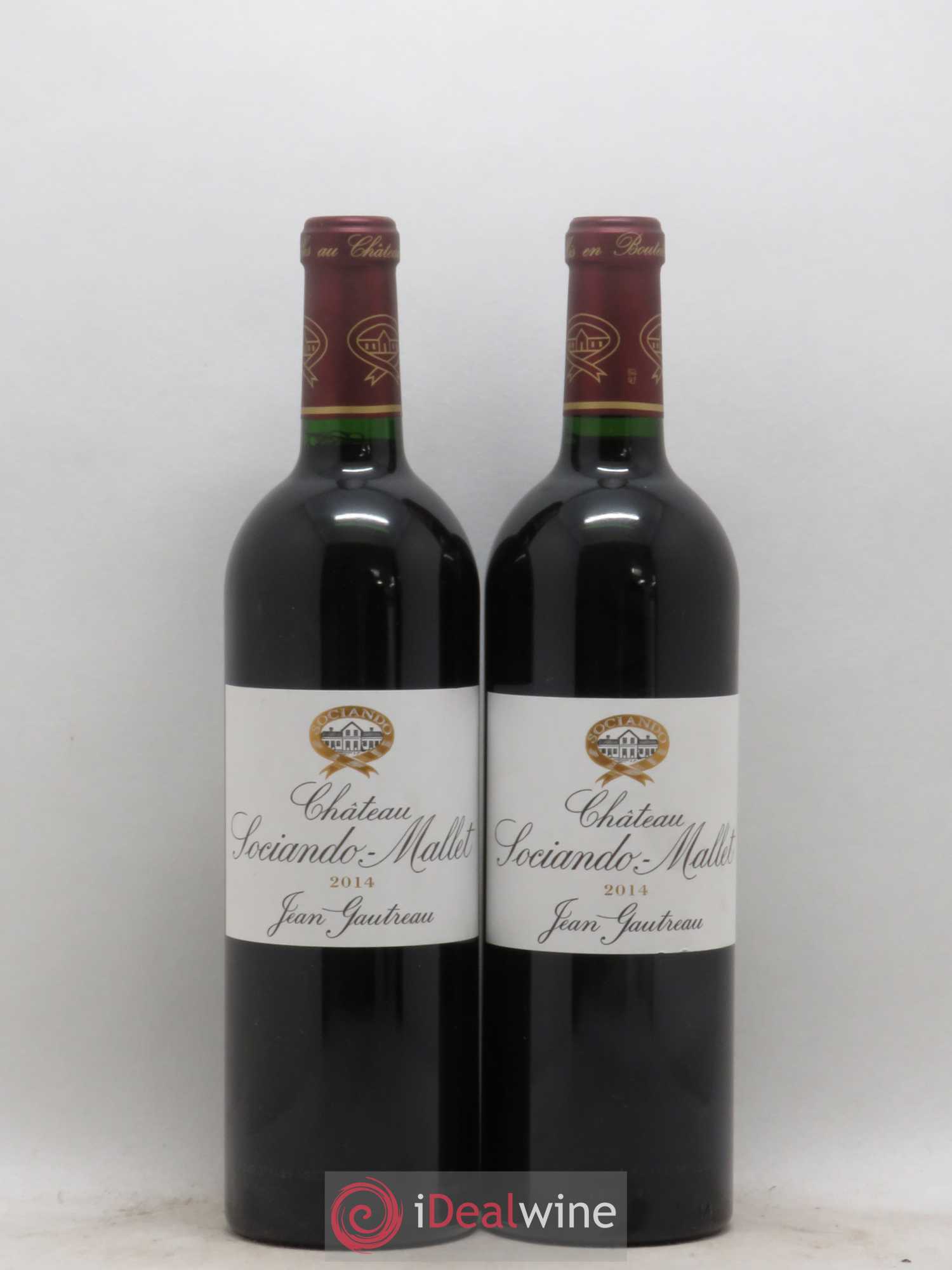 Château Sociando Mallet 2014 - Lot de 2 bouteilles - 0