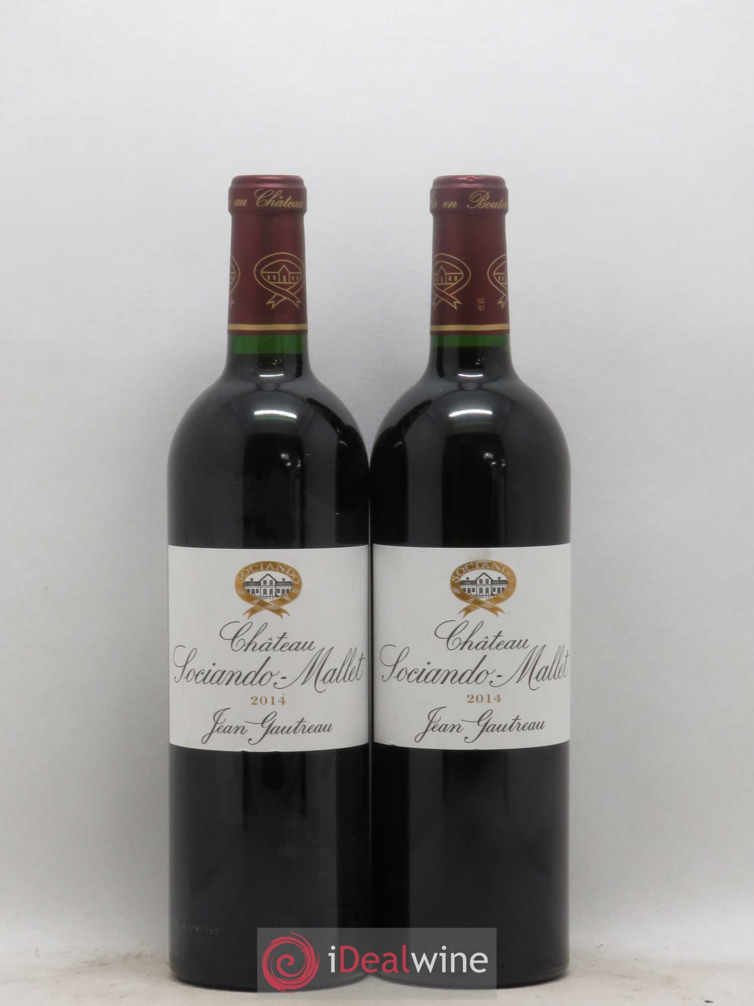 Château Sociando Mallet 2014 - Lot de 2 bouteilles - 0