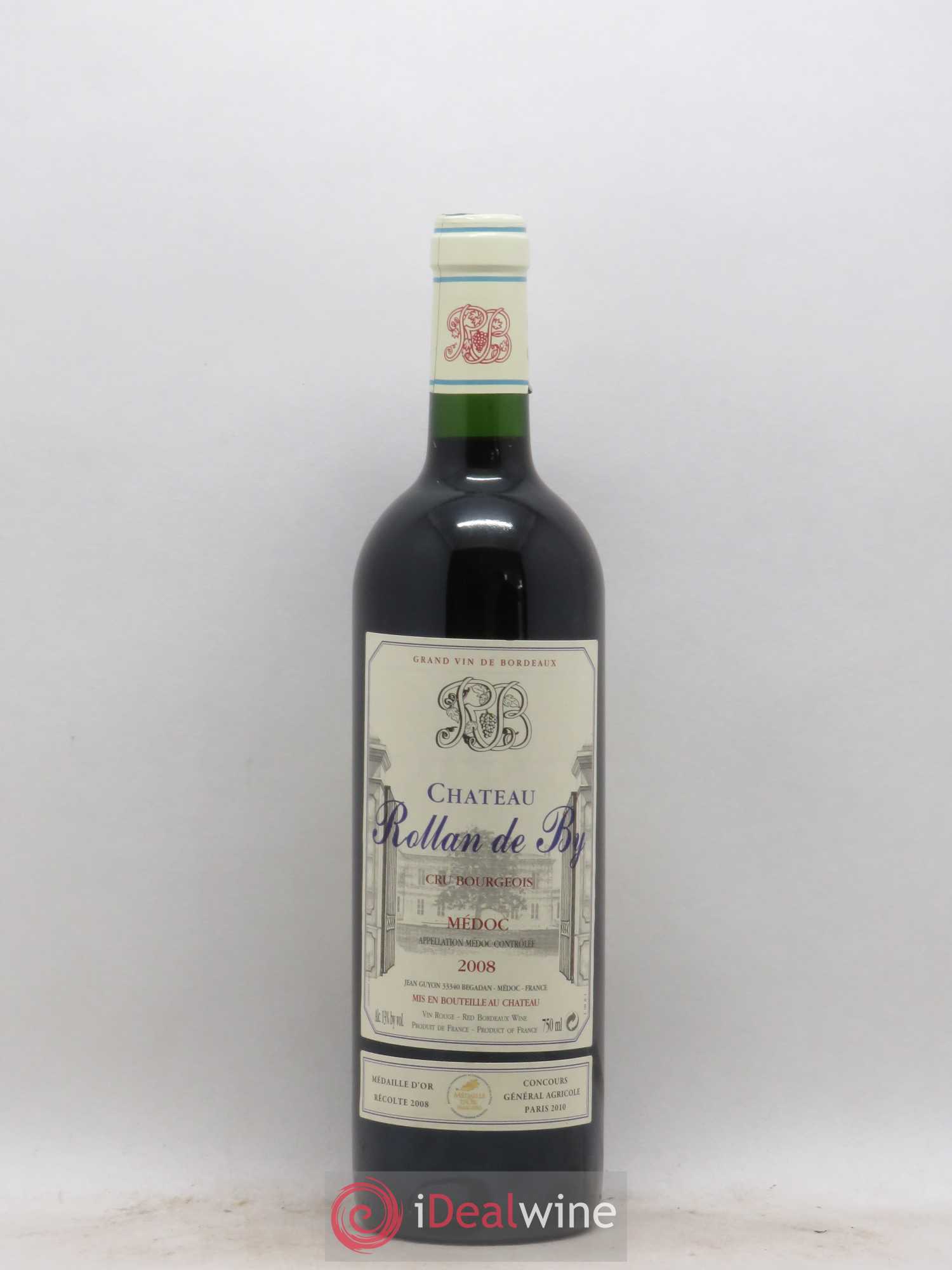 Château Rollan de By Cru Bourgeois 2008 - Lot de 1 bouteille - 0