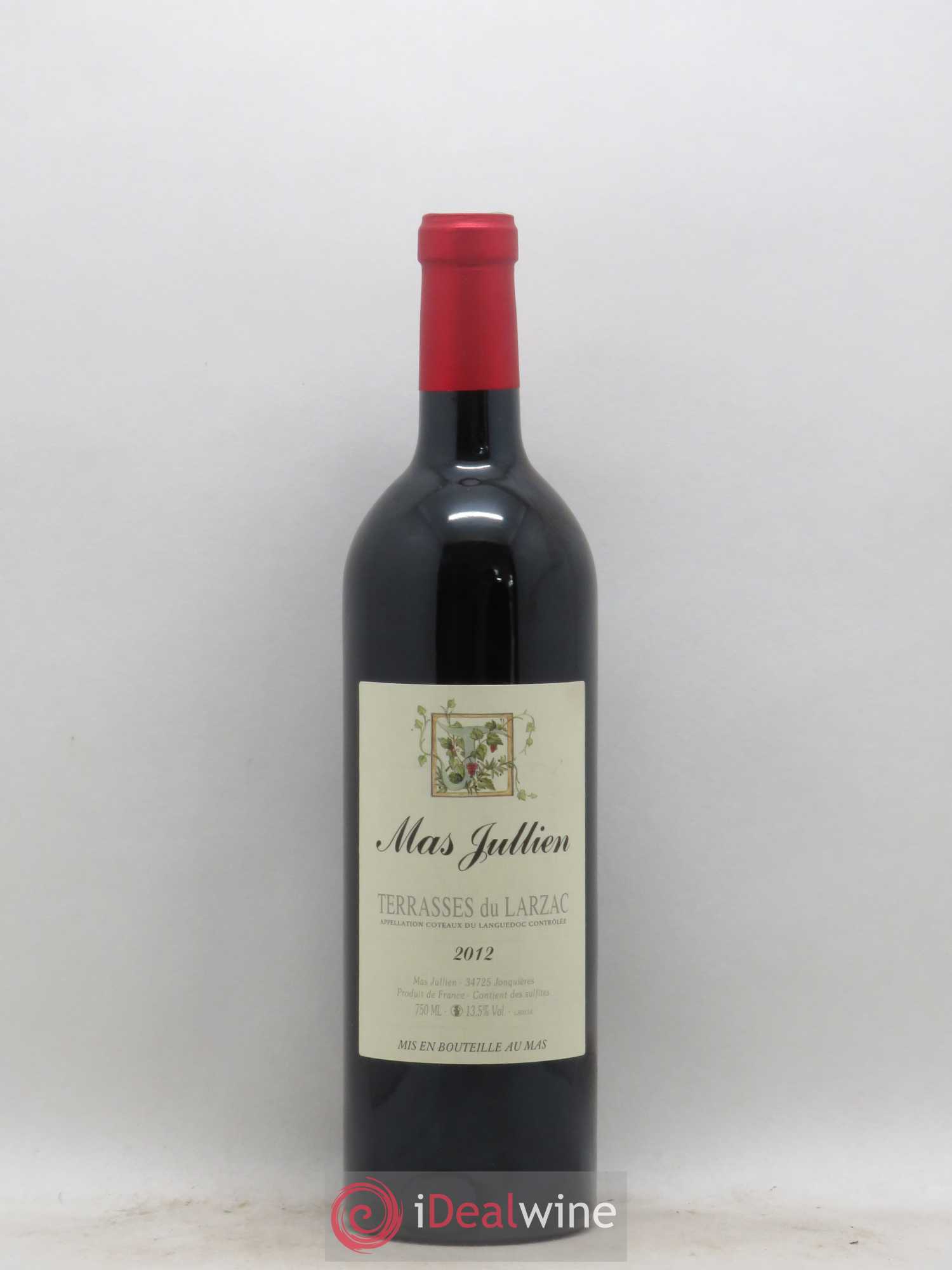 Terrasses du Larzac Mas Jullien Olivier Jullien 2012 - Lot de 1 bouteille - 0