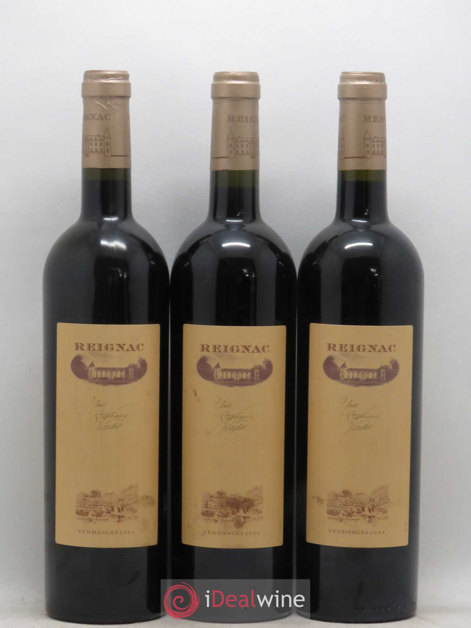 Grand vin de Reignac 2001 - Lot de 6 bouteilles - 1